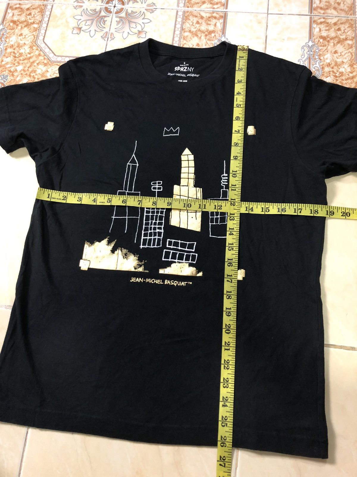 VINTAGE ESTATE OF JEAN-MICHEL BASQUIAT x UNIQLO ART SHIRT