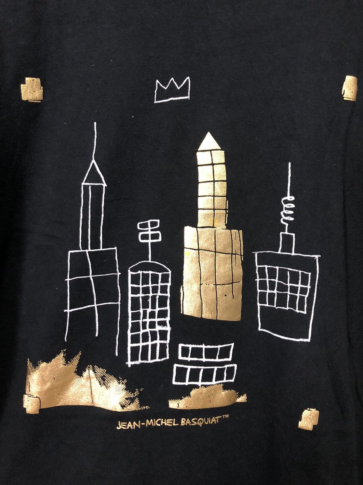 VINTAGE ESTATE OF JEAN-MICHEL BASQUIAT x UNIQLO ART SHIRT