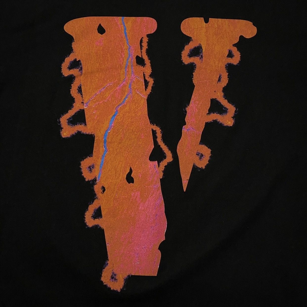 Vlone Vlone shocker tee Size US XL / EU 56 / 4 - 5 Thumbnail