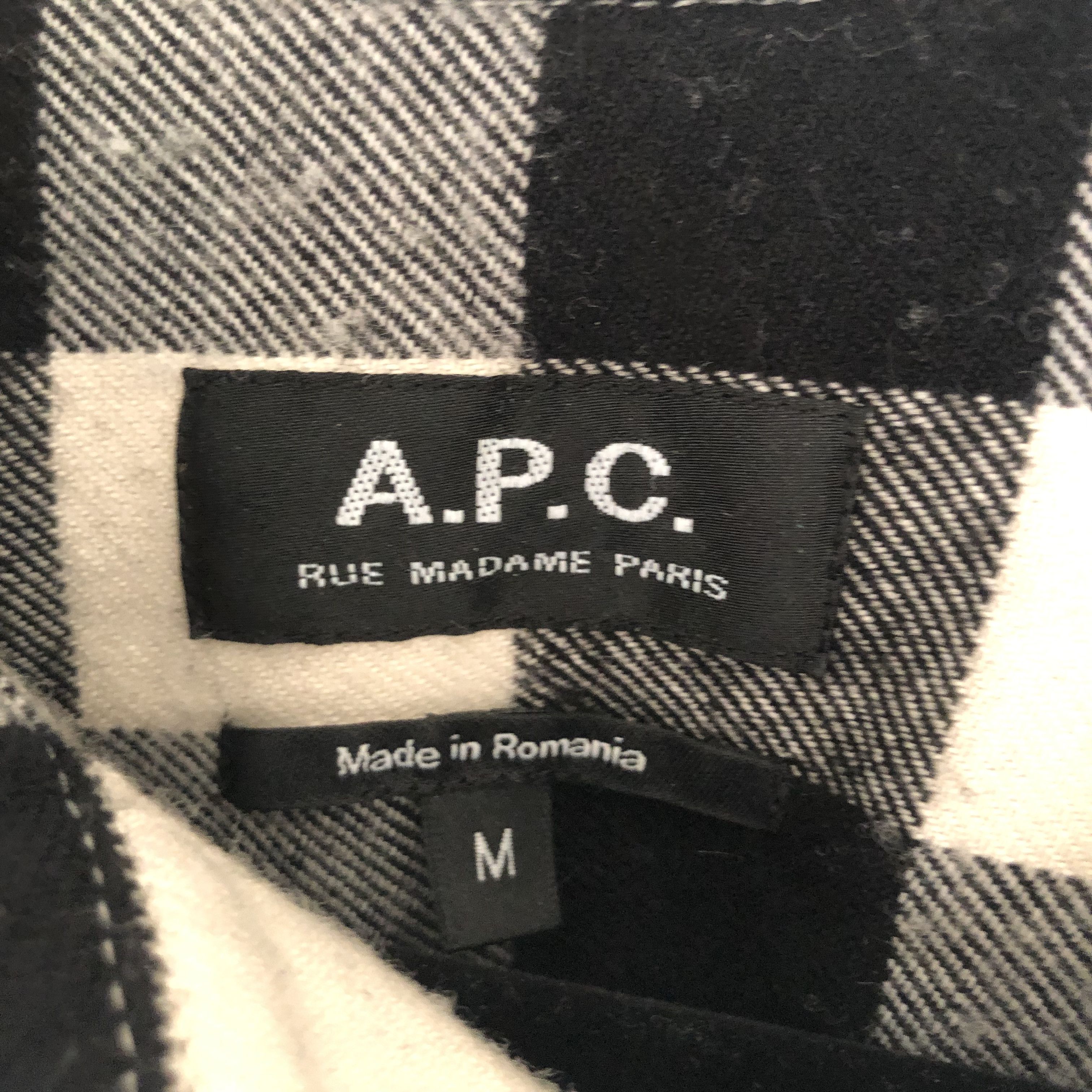 A.P.C. A.P.C Wool Check Flannel Size US M / EU 48-50 / 2 - 4 Thumbnail