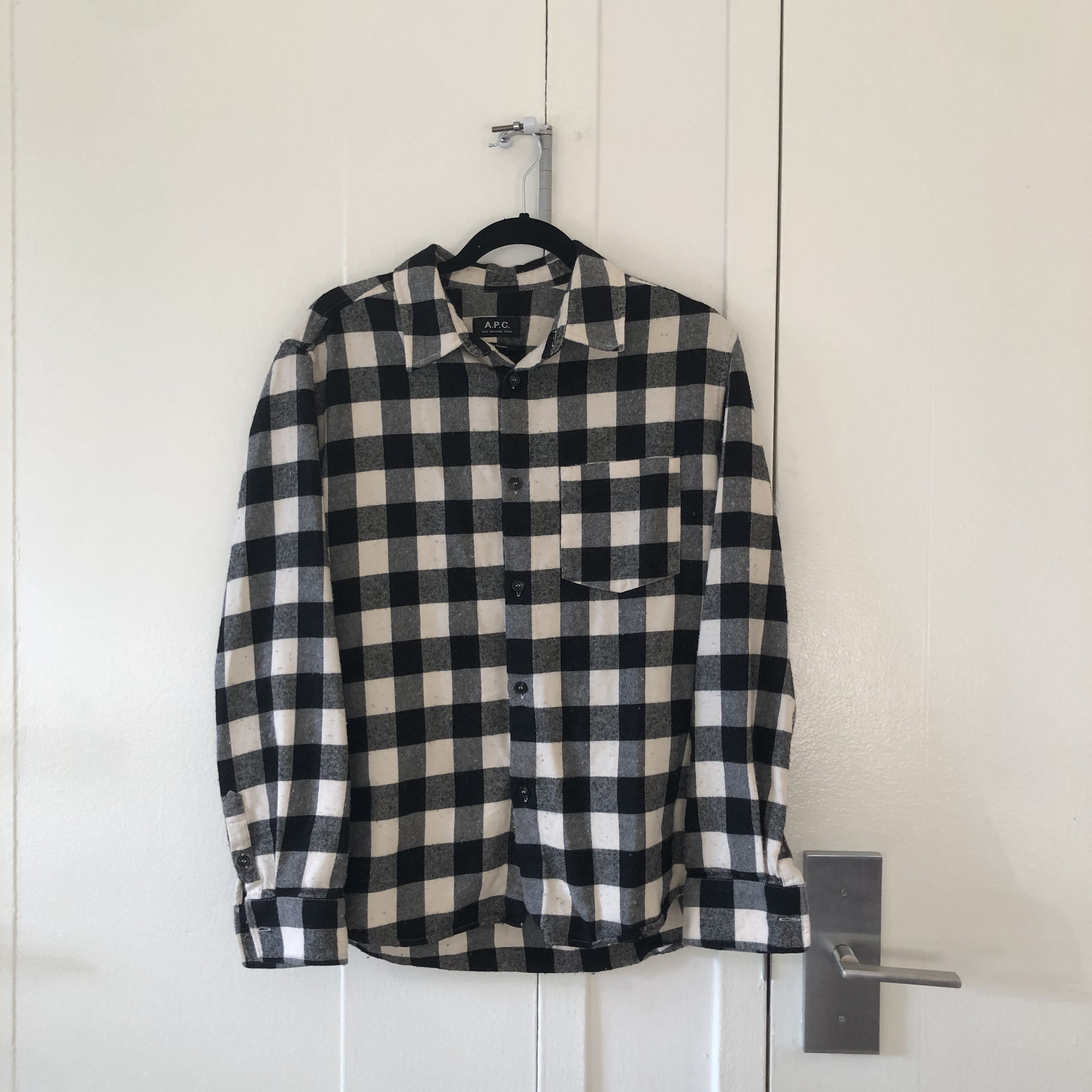 A.P.C. A.P.C Wool Check Flannel Size US M / EU 48-50 / 2 - 1 Thumbnail