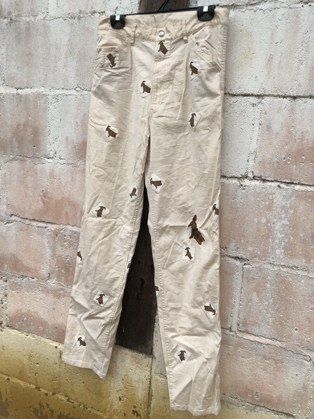 Japanese Brand × Pink House Pink House Chimpanzee Club Pants Patchwork Size US 32 / EU 48 - 3 Thumbnail