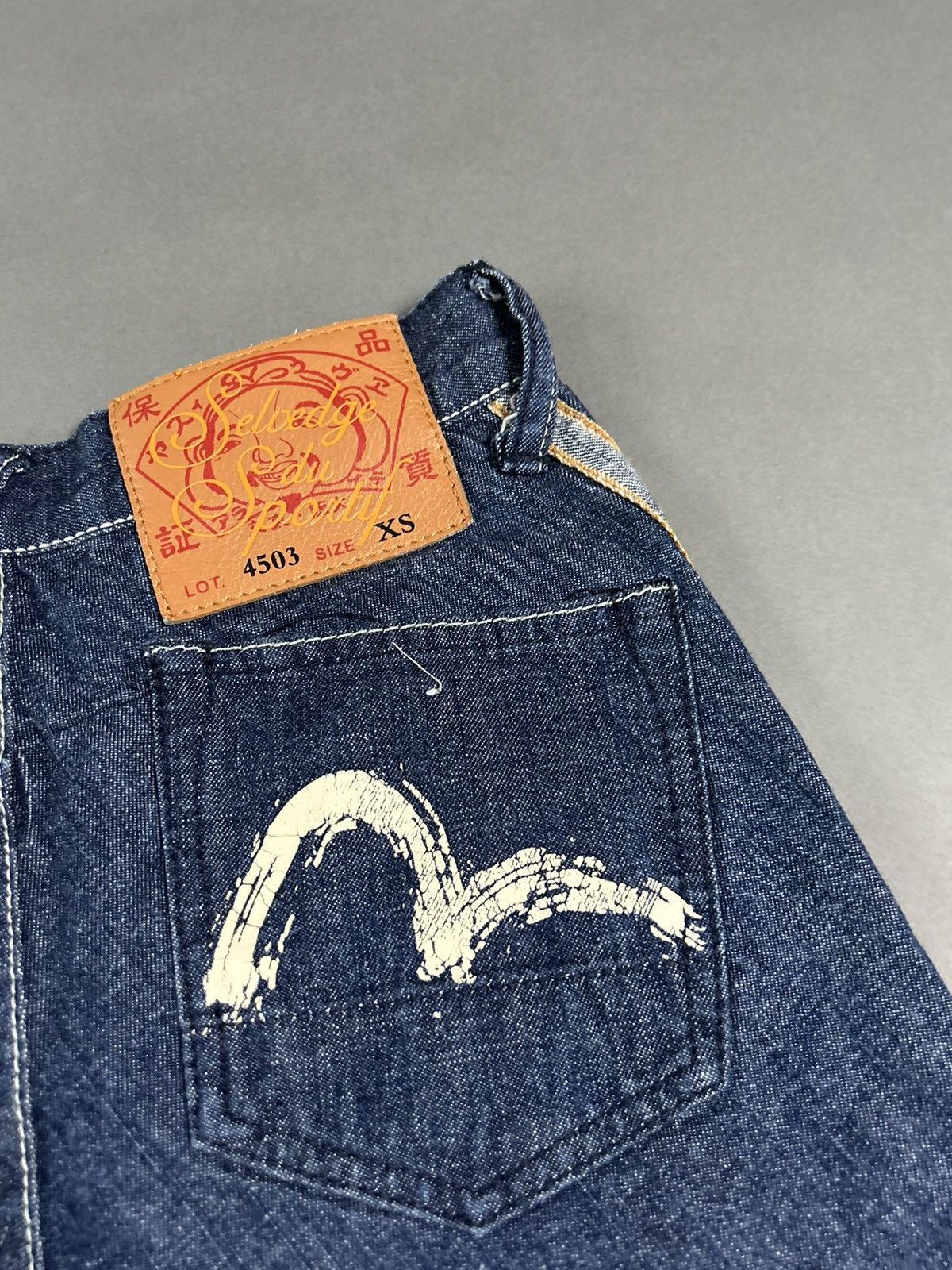 Evisu Evisu skirt selvedge du sportif vintage denim Y2K flower Size 24" / US 00 / IT 34 - 2 Thumbnail