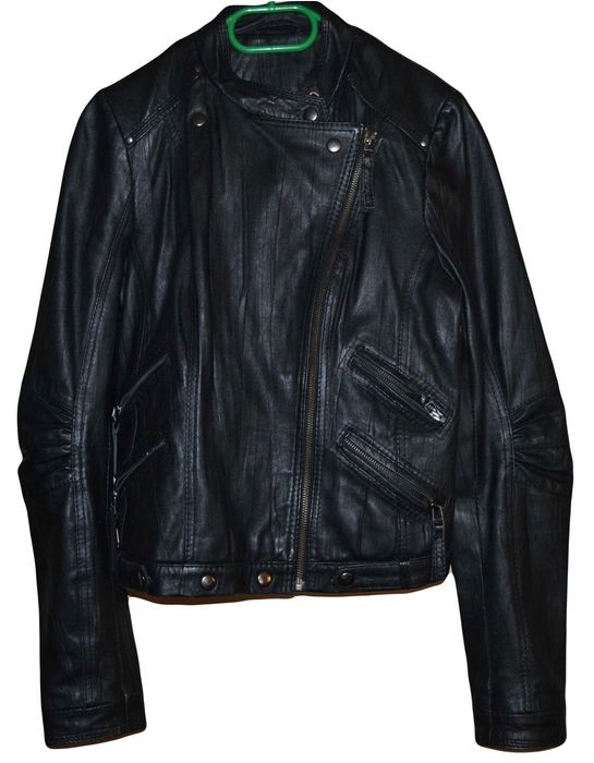 Vintage Leather Biker Jacket, Cafe Racer, Leather Trucker, Racing | Grailed