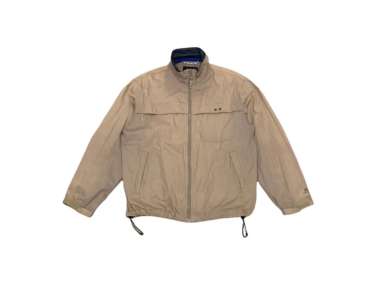 Vintage Helly Hansen Jacket Pockets Cream Colour