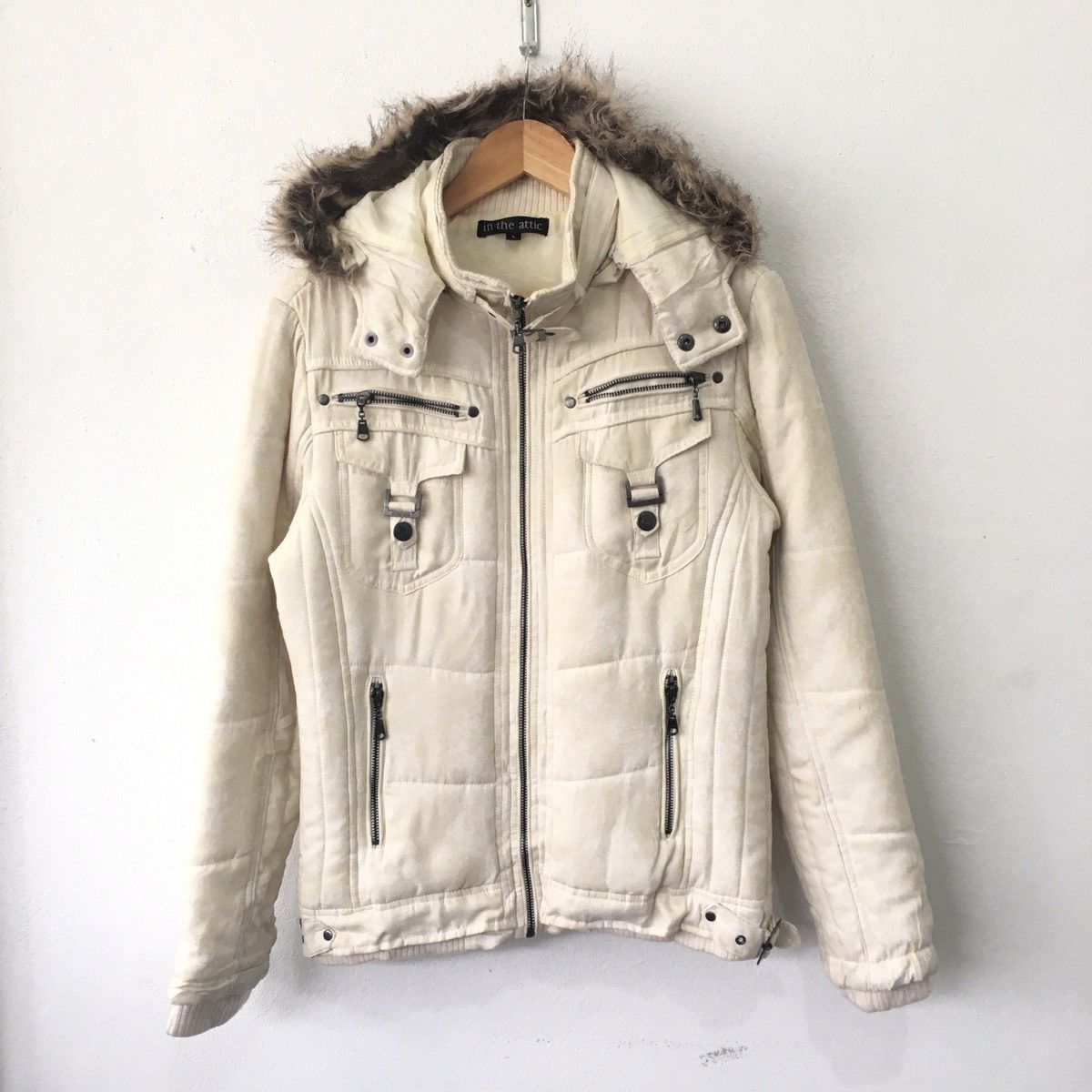 In The Attic × Japanese Brand Ladies luxury colour jacket hood defect Size L / US 10 / IT 46 - 1 Thumbnail