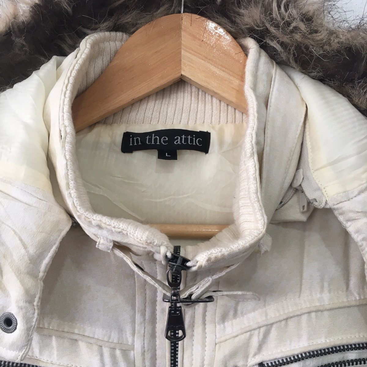 In The Attic × Japanese Brand Ladies luxury colour jacket hood defect Size L / US 10 / IT 46 - 3 Thumbnail