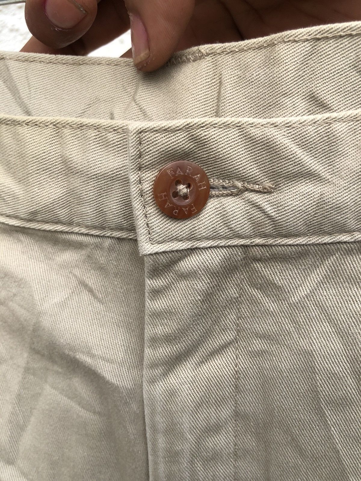 Farah Farah Khaki Pants Size US 35 - 4 Thumbnail