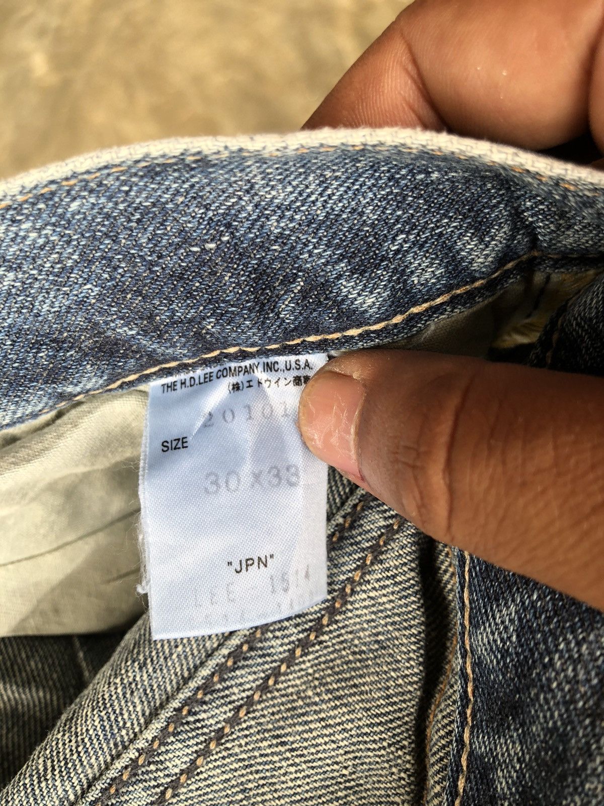 Lee Denim Jeans LEE Destress Size US 31 - 6 Thumbnail