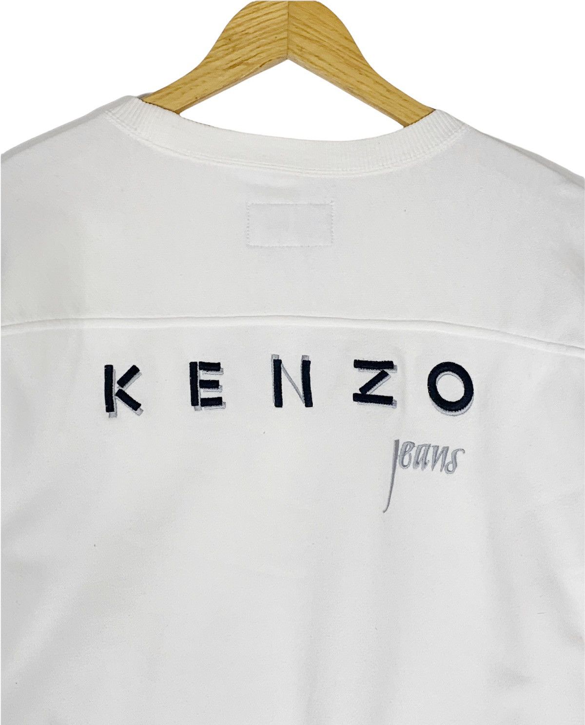 Kenzo Vintage Kenzo Jeans Sweatshirt Embroidered Logo Size US L / EU 52-54 / 3 - 2 Thumbnail