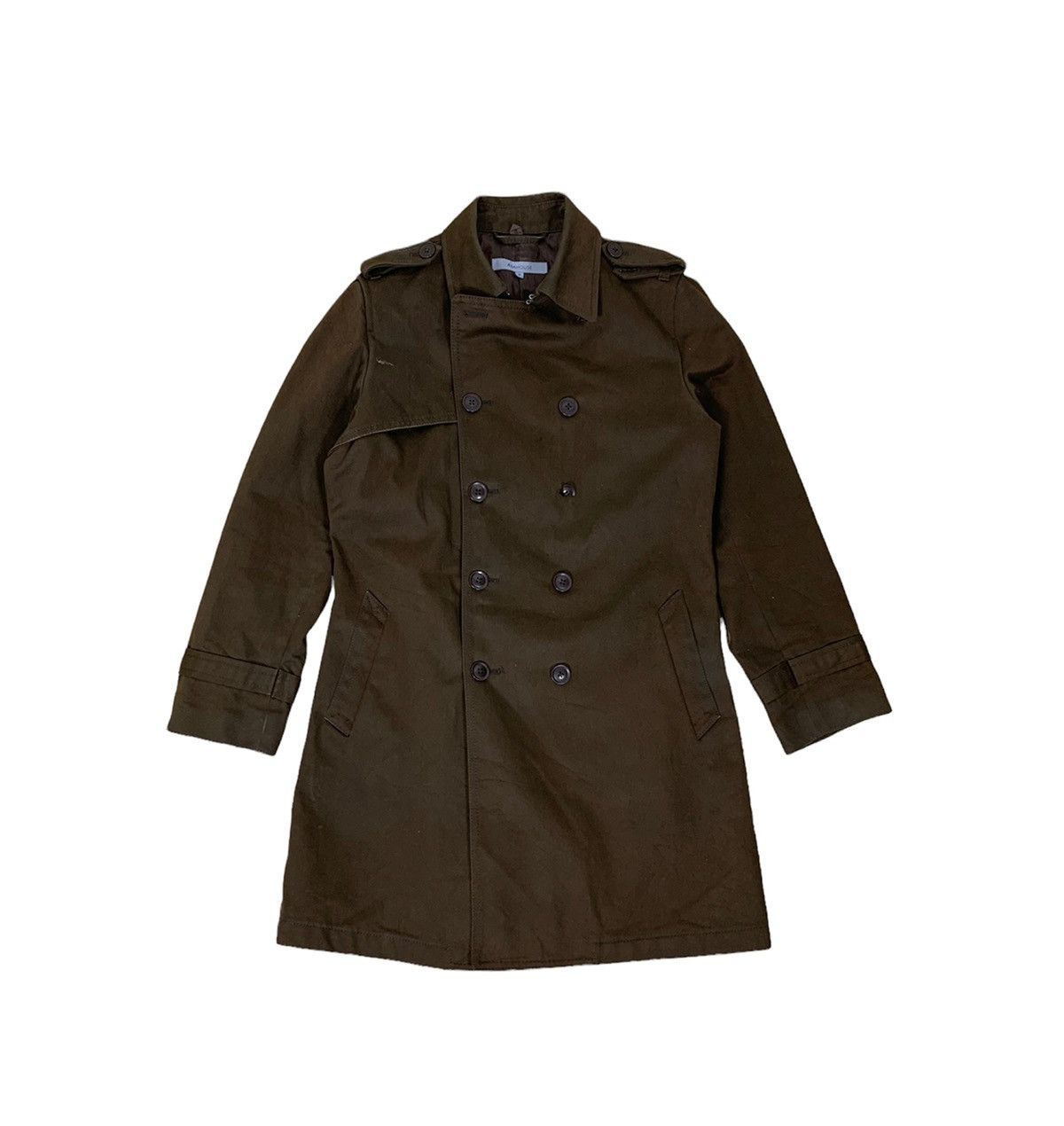 image of Abahouse Trench Coat Brown Colour, Men's (Size Medium)
