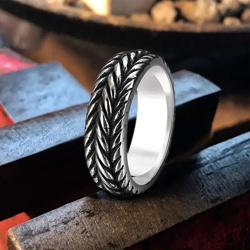 Jewelry × Vintage Twisted Rope Ring Size ONE SIZE - 1 Thumbnail