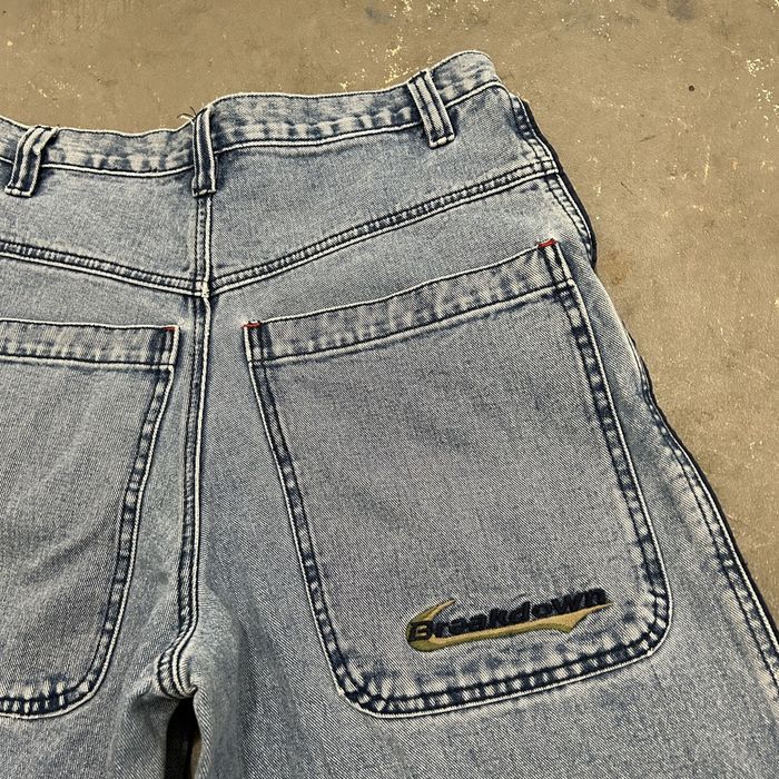 Vintage Crazy vintage 90’s breakdown jnco style baggy jorts blue | Grailed