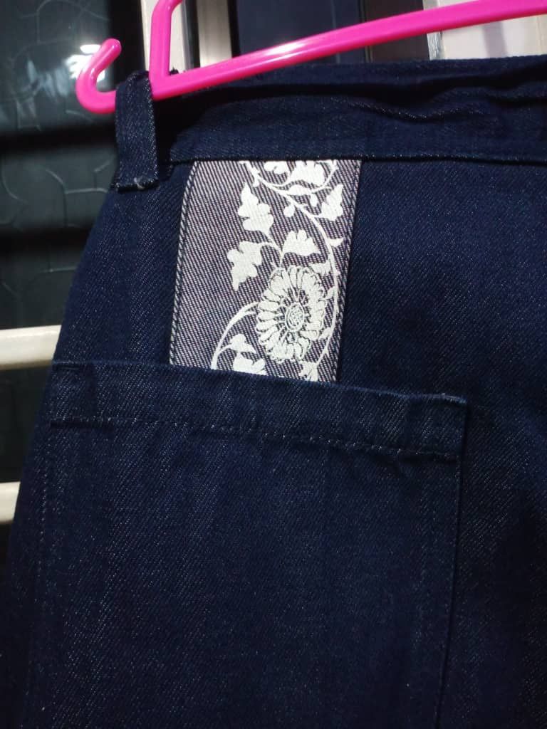 Japanese Brand Japanese Traditional Floral Patchwork Denim Size US 32 / EU 48 - 7 Thumbnail