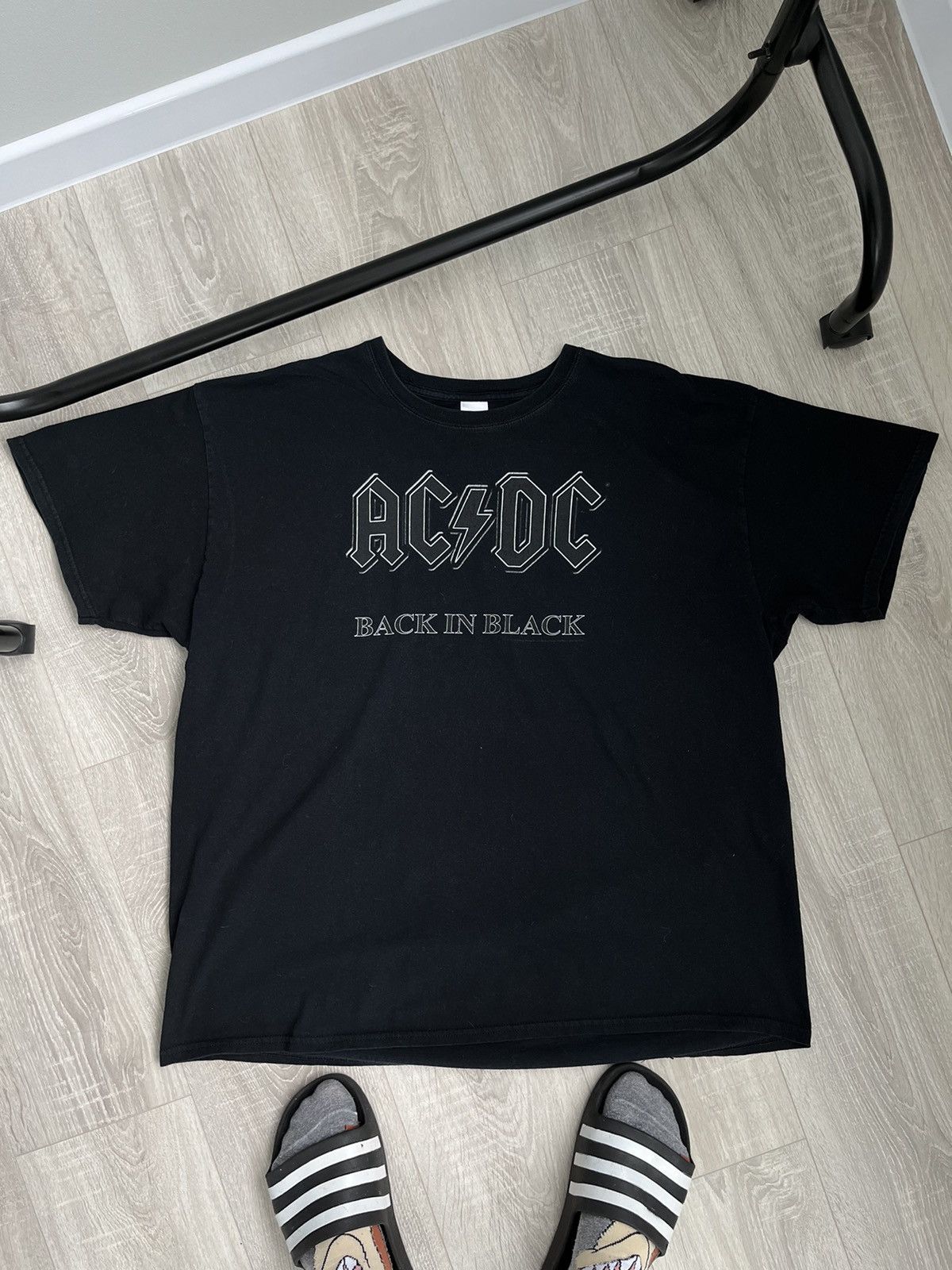 Ac/Dc × Band Tees × Rock T Shirt AC/DC Back In Black Big Logo Rock Band ...