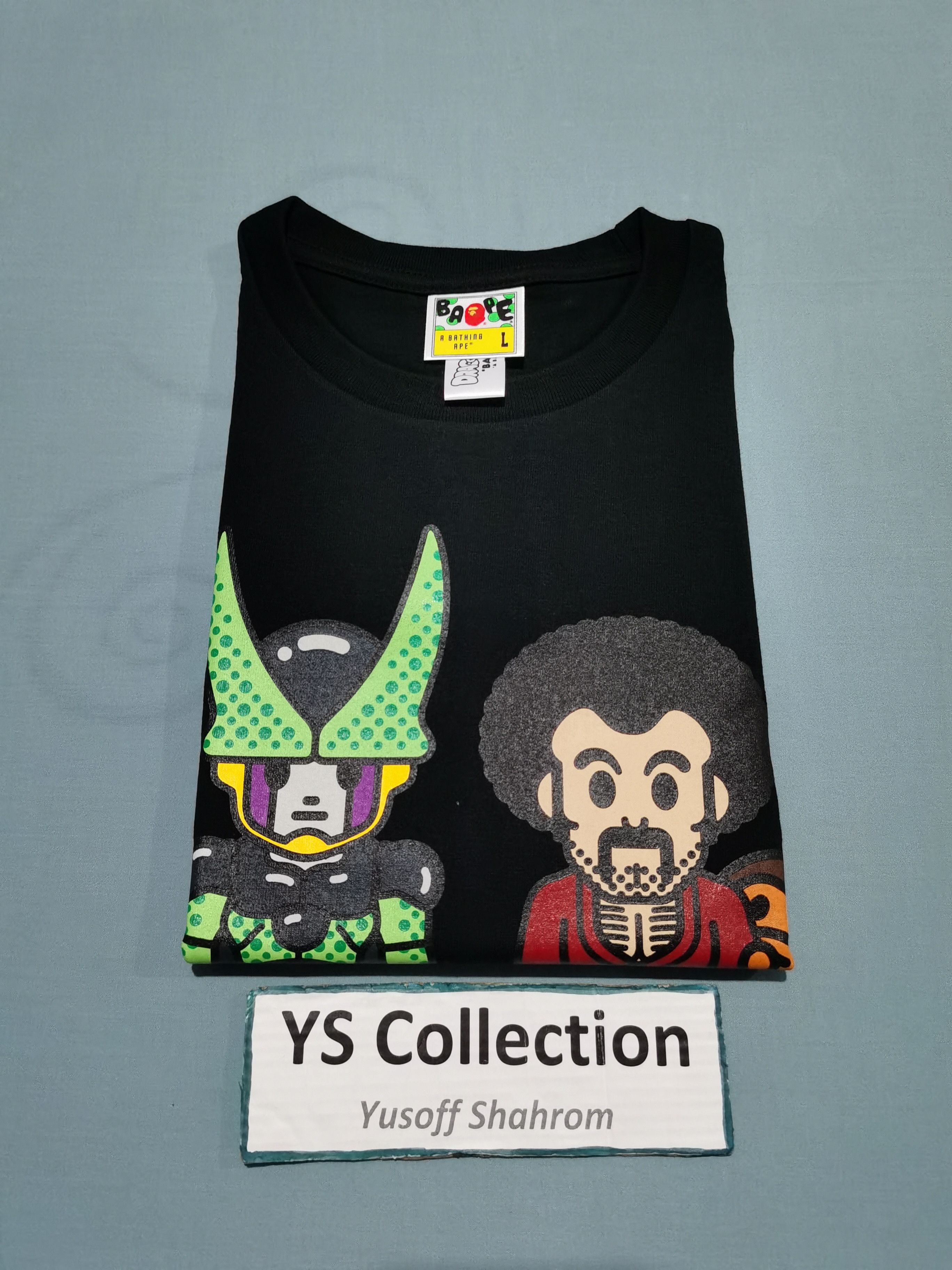 Bape Bape x Dragon Ball Z Milo Mr Satan & Cell Tee Size US L / EU 52-54 / 3 - 1 Thumbnail