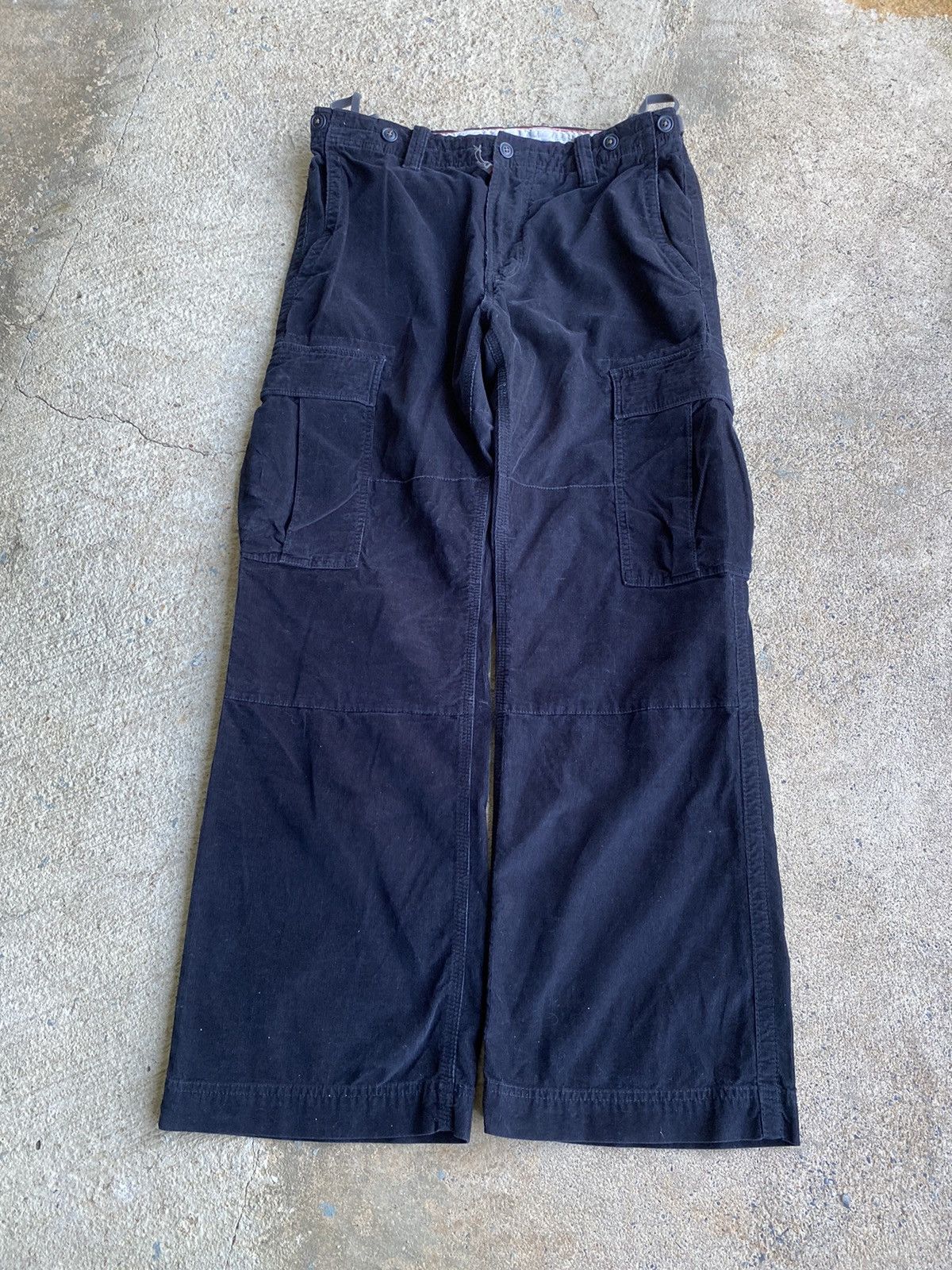 Gap × Vintage Vintage Crazy Y2K Gap Corduroy Cargo Pants Size US 34 / EU 50 - 10 Thumbnail