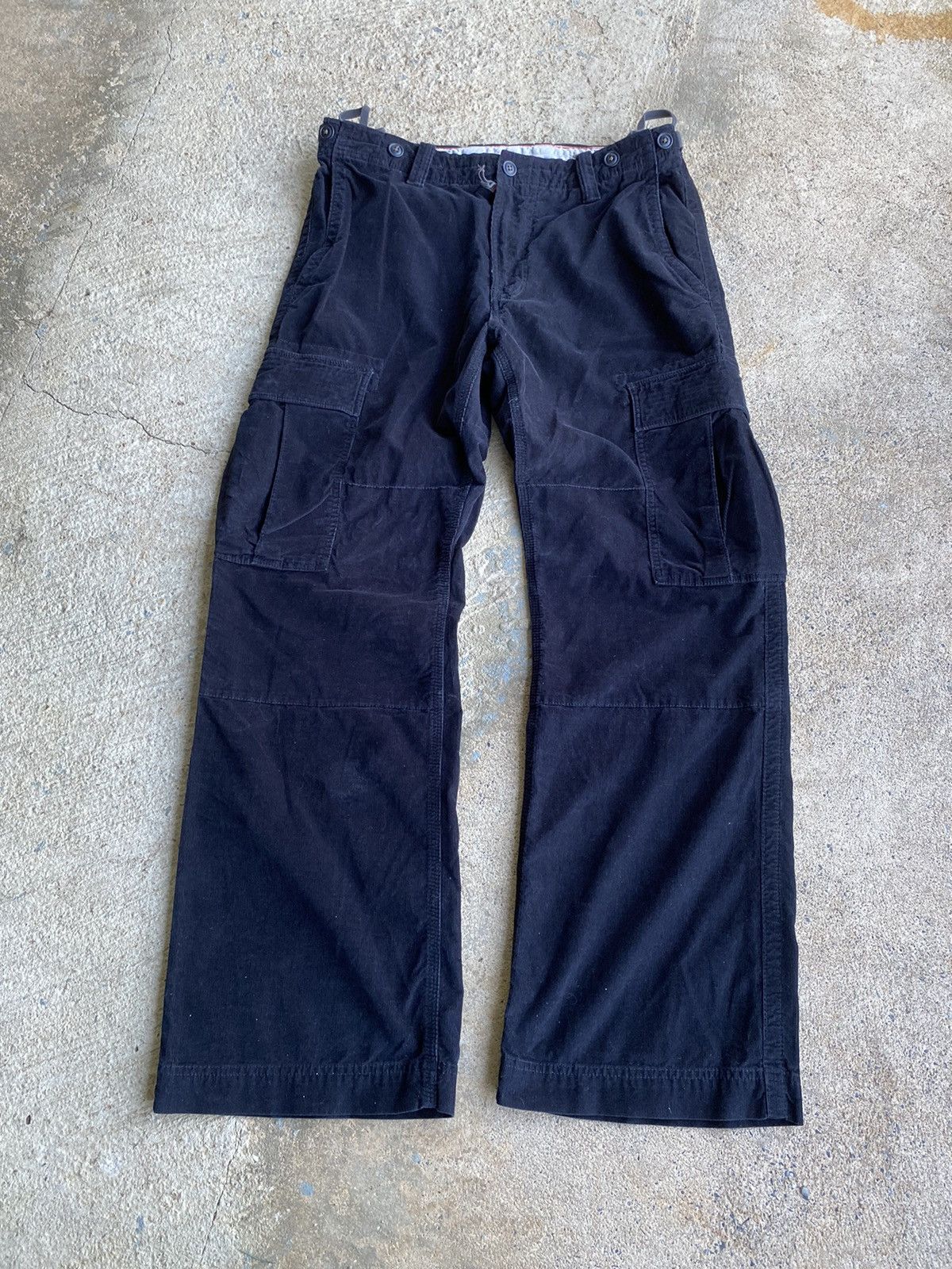 Gap × Vintage Vintage Crazy Y2K Gap Corduroy Cargo Pants Size US 34 / EU 50 - 1 Thumbnail