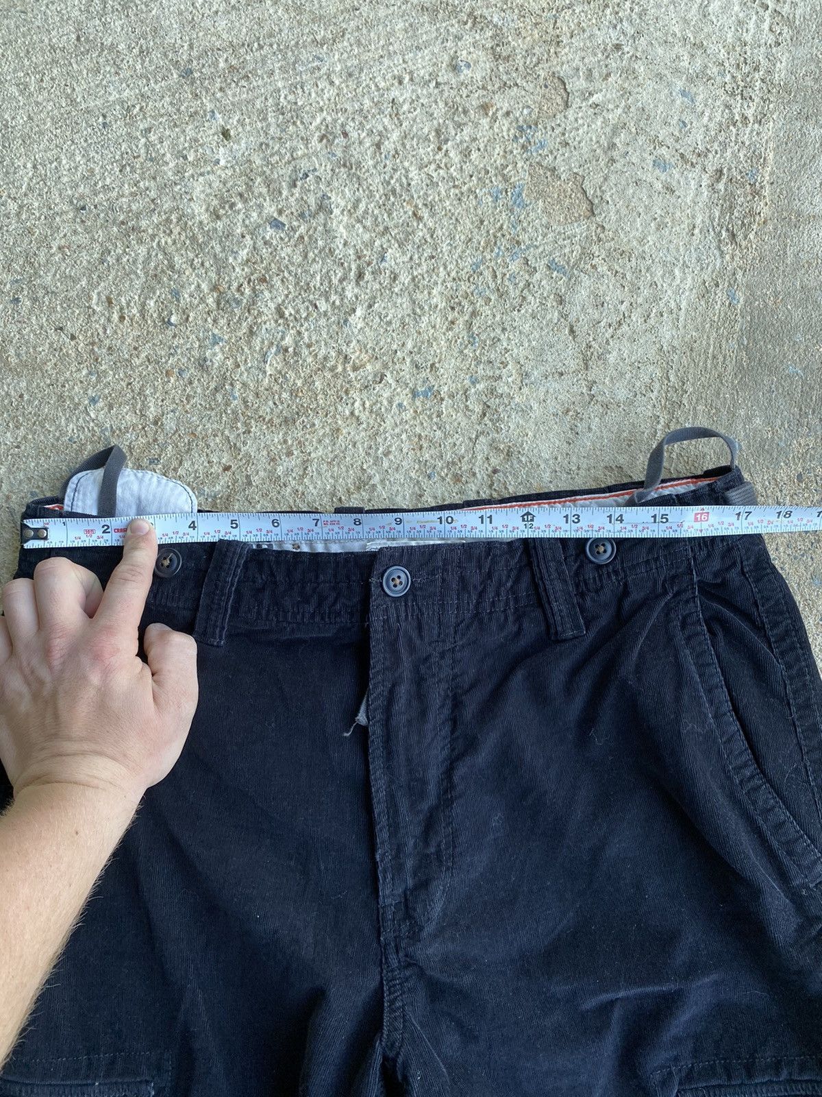 Gap × Vintage Vintage Crazy Y2K Gap Corduroy Cargo Pants Size US 34 / EU 50 - 12 Thumbnail