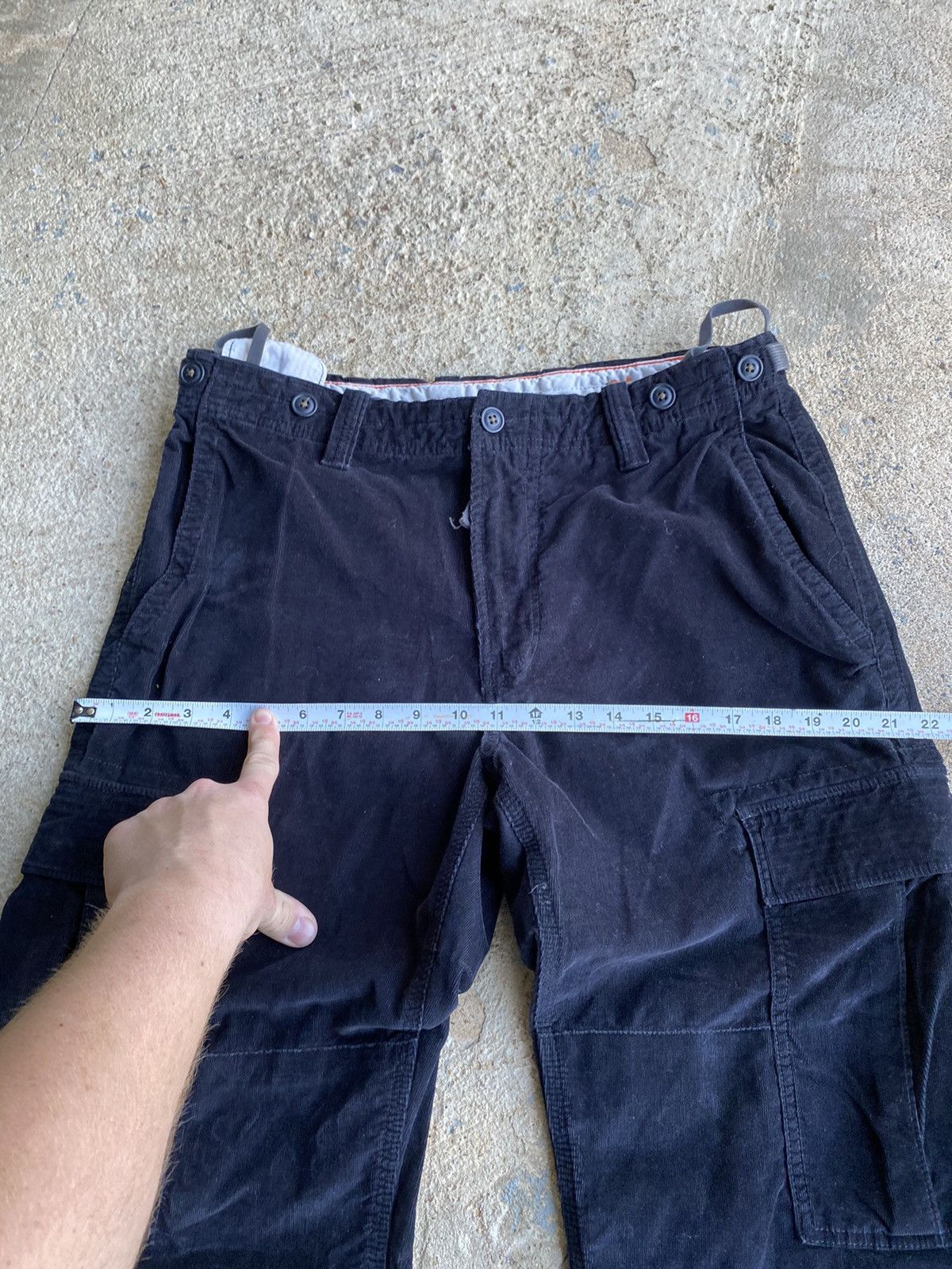 Gap × Vintage Vintage Crazy Y2K Gap Corduroy Cargo Pants Size US 34 / EU 50 - 13 Thumbnail