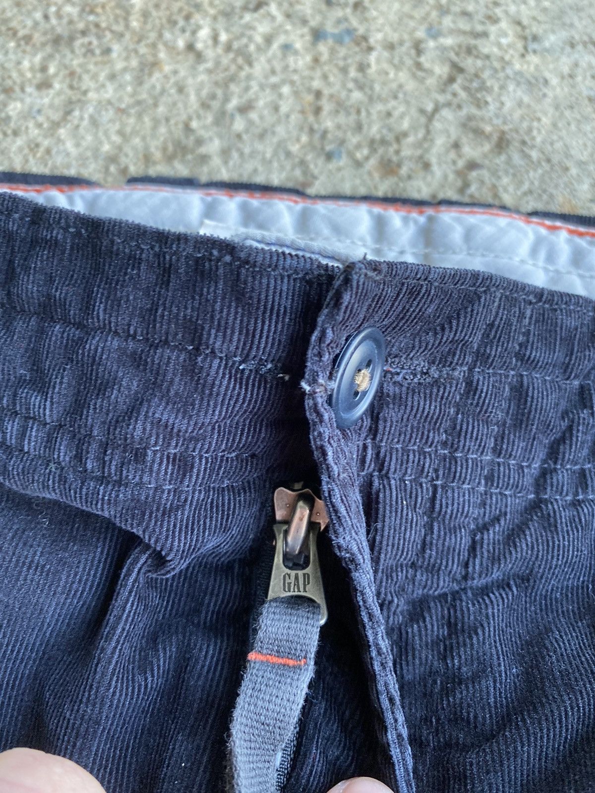 Gap × Vintage Vintage Crazy Y2K Gap Corduroy Cargo Pants Size US 34 / EU 50 - 4 Thumbnail
