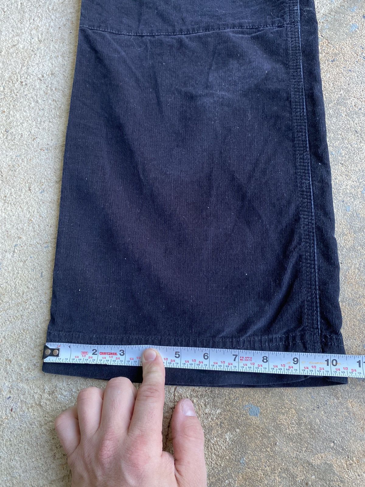 Gap × Vintage Vintage Crazy Y2K Gap Corduroy Cargo Pants Size US 34 / EU 50 - 15 Thumbnail