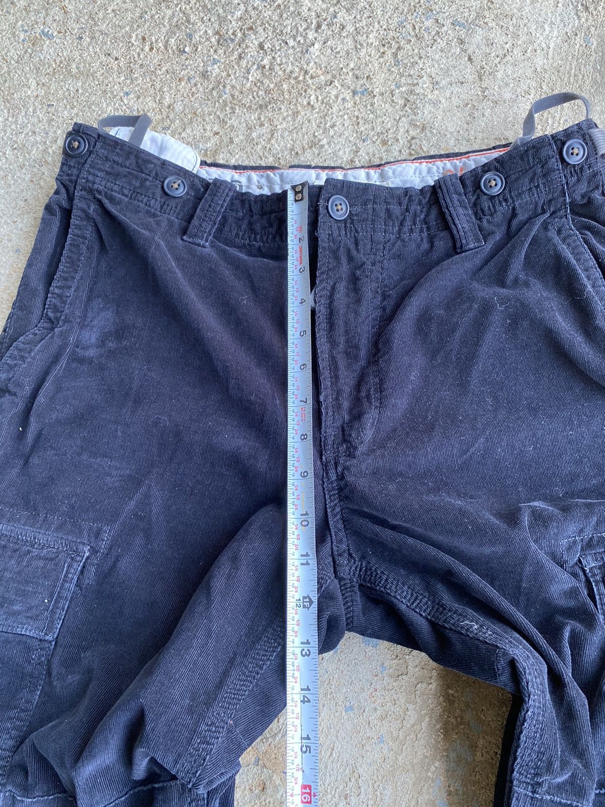 Gap × Vintage Vintage Crazy Y2K Gap Corduroy Cargo Pants Size US 34 / EU 50 - 14 Thumbnail
