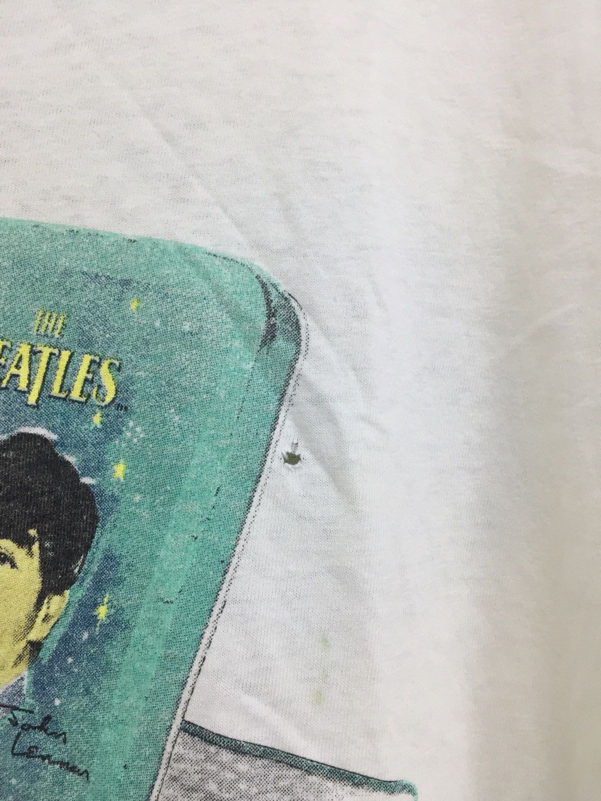 Band Tees × Vintage VINTAGE THE BEATLES RINGER TSHIRT Size US XL / EU 56 / 4 - 12 Thumbnail