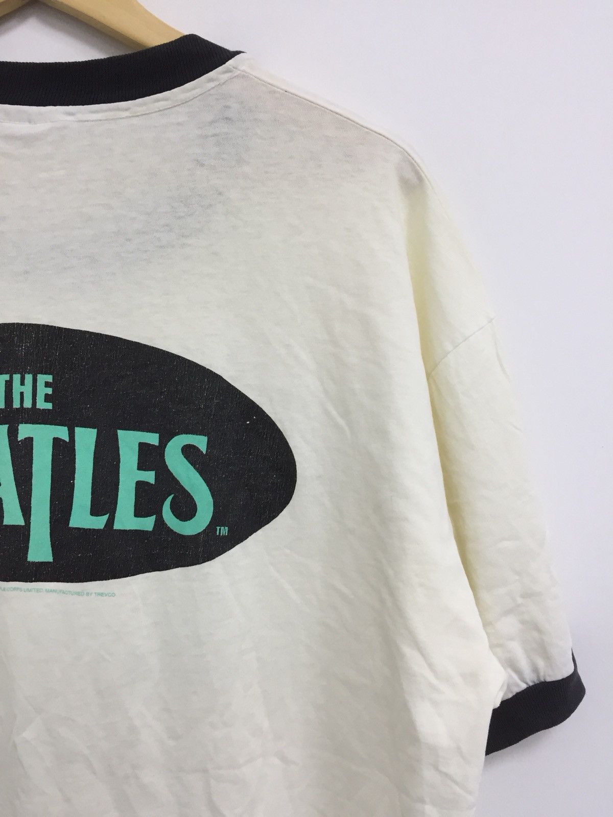 Band Tees × Vintage VINTAGE THE BEATLES RINGER TSHIRT Size US XL / EU 56 / 4 - 8 Thumbnail