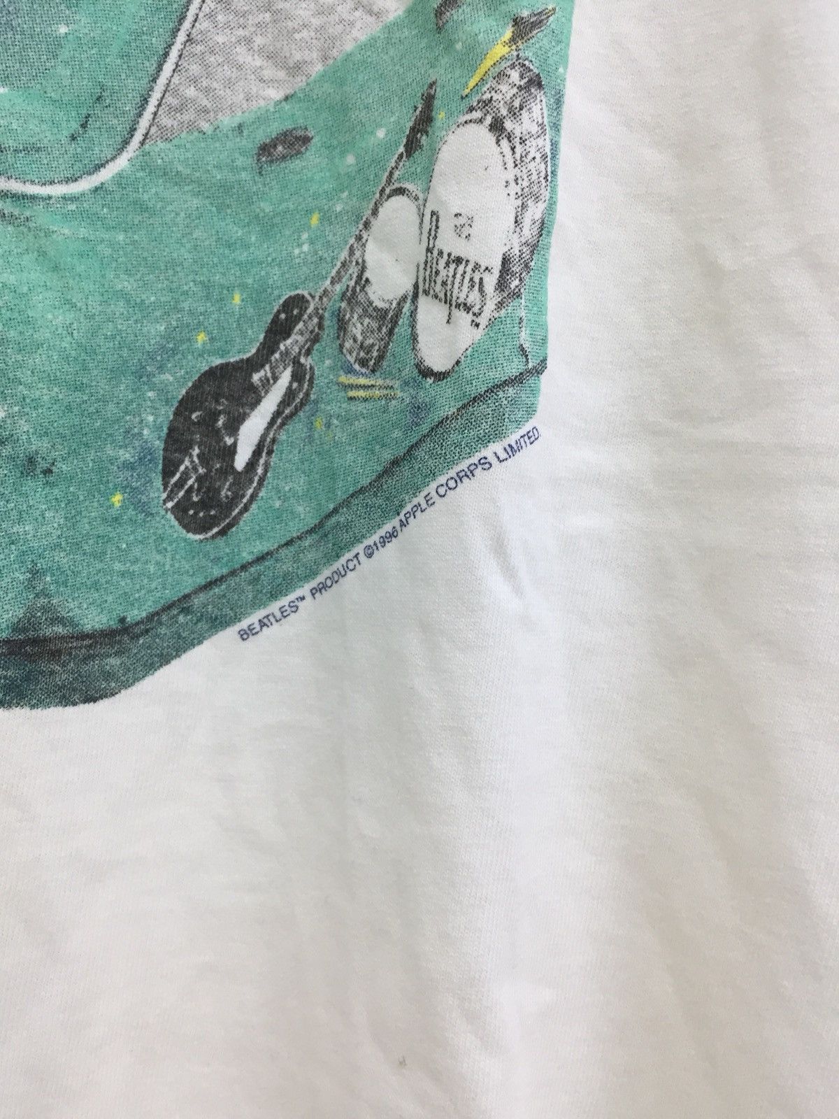Band Tees × Vintage VINTAGE THE BEATLES RINGER TSHIRT Size US XL / EU 56 / 4 - 6 Thumbnail