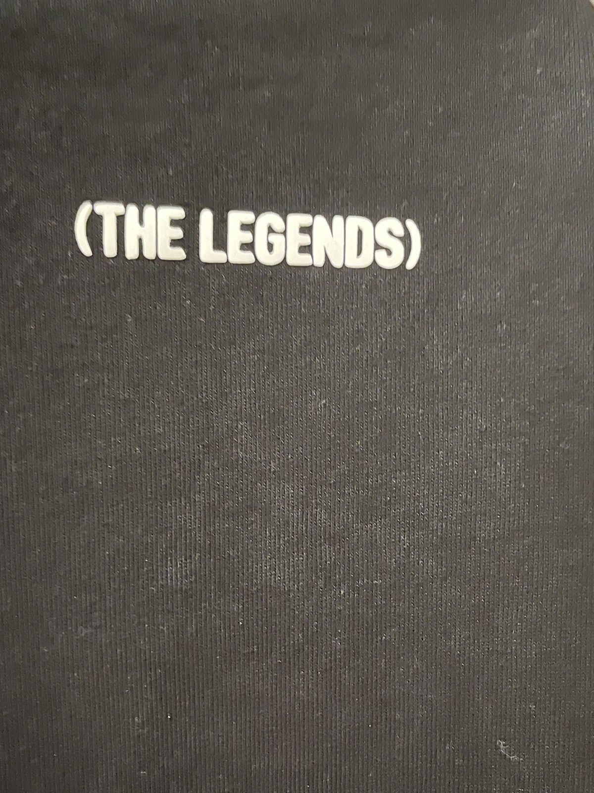 The Unbranded Brand Black Hoodie "The Legends" Back Print Made in Italy Cotton M Size US M / EU 48-50 / 2 - 5 Thumbnail