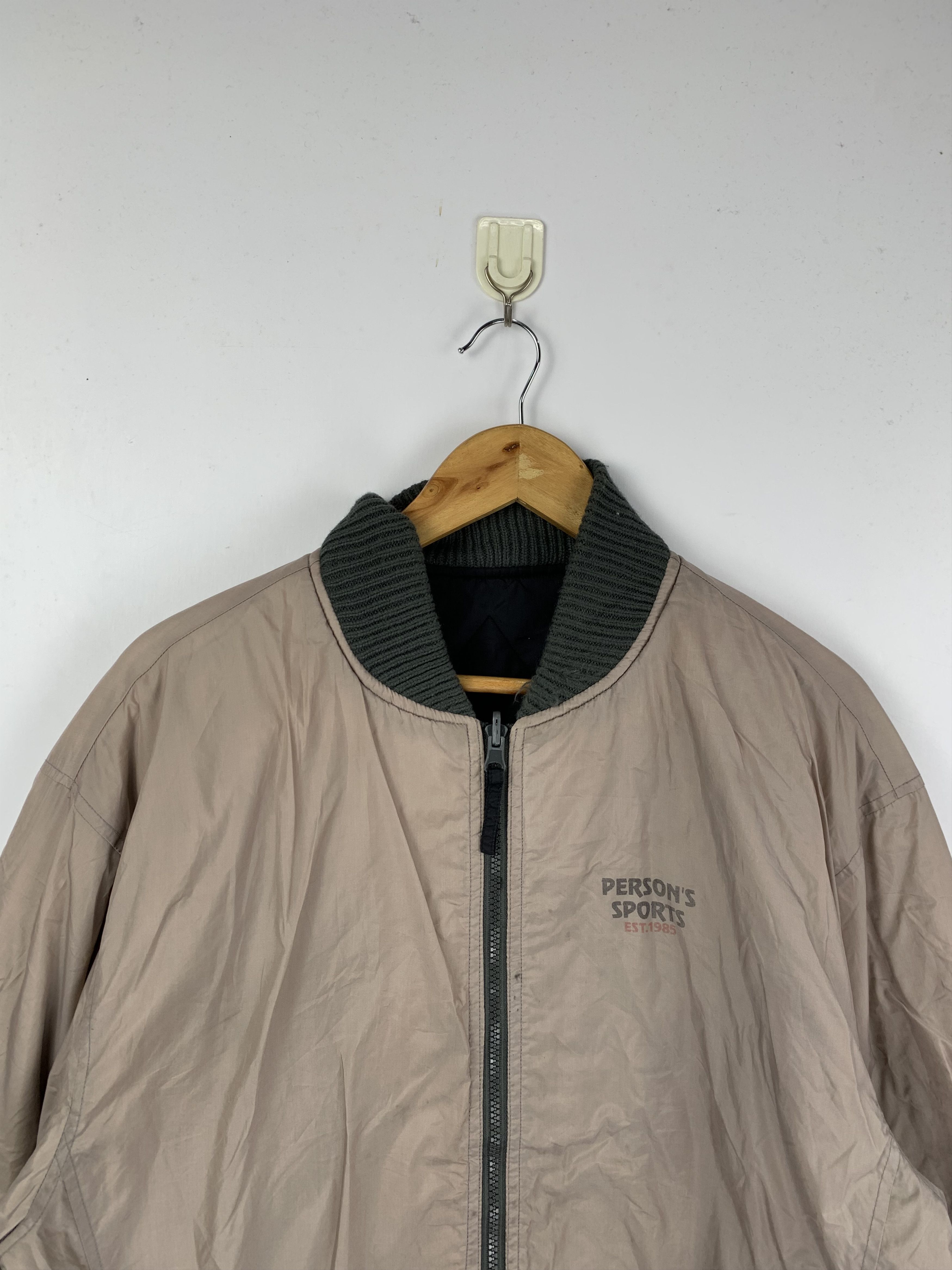 Japanese Brand Vintage PERSON SPORT Reversible Bomber Jacket Size US L / EU 52-54 / 3 - 10 Thumbnail