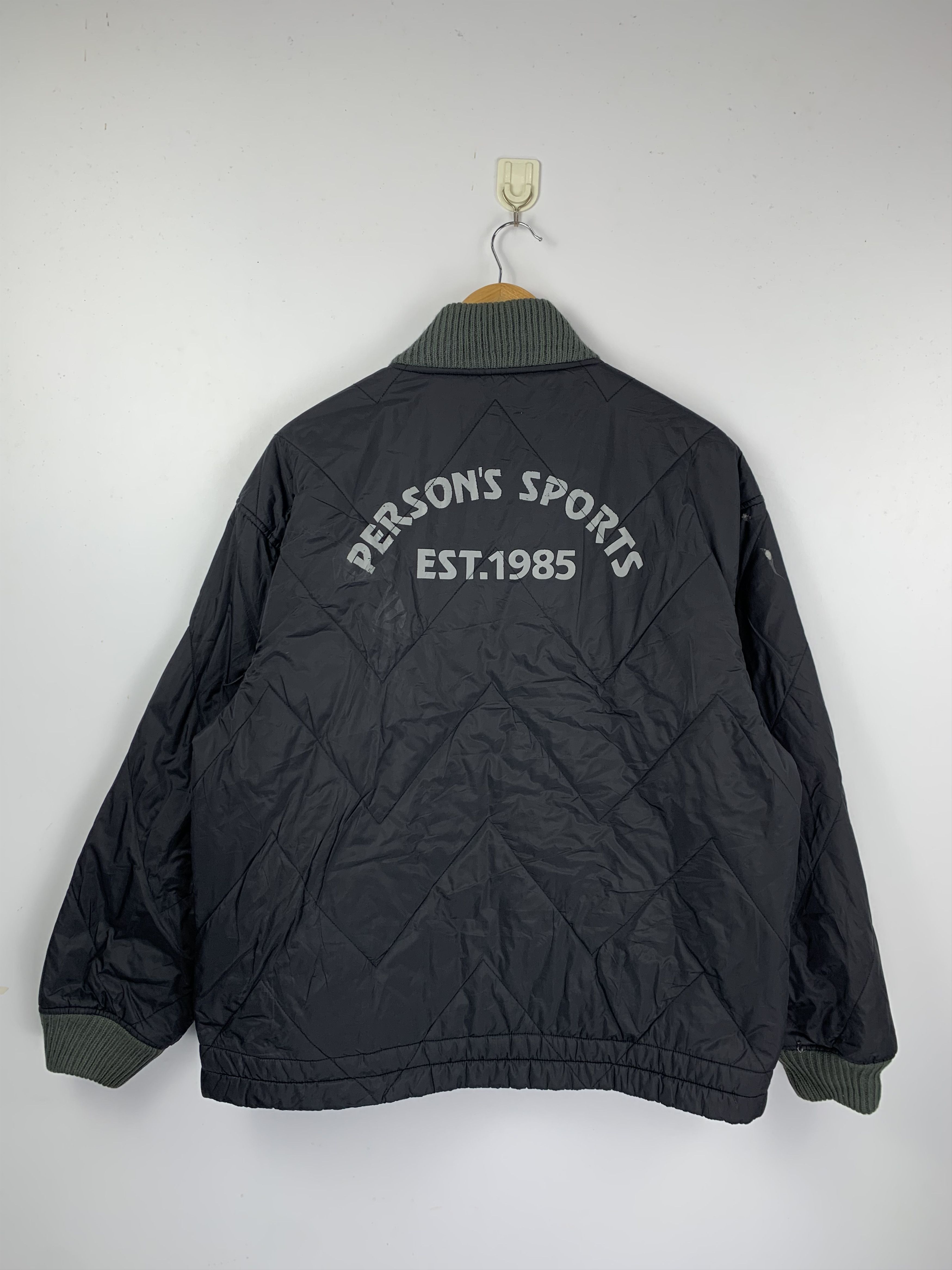 Japanese Brand Vintage PERSON SPORT Reversible Bomber Jacket Size US L / EU 52-54 / 3 - 7 Thumbnail