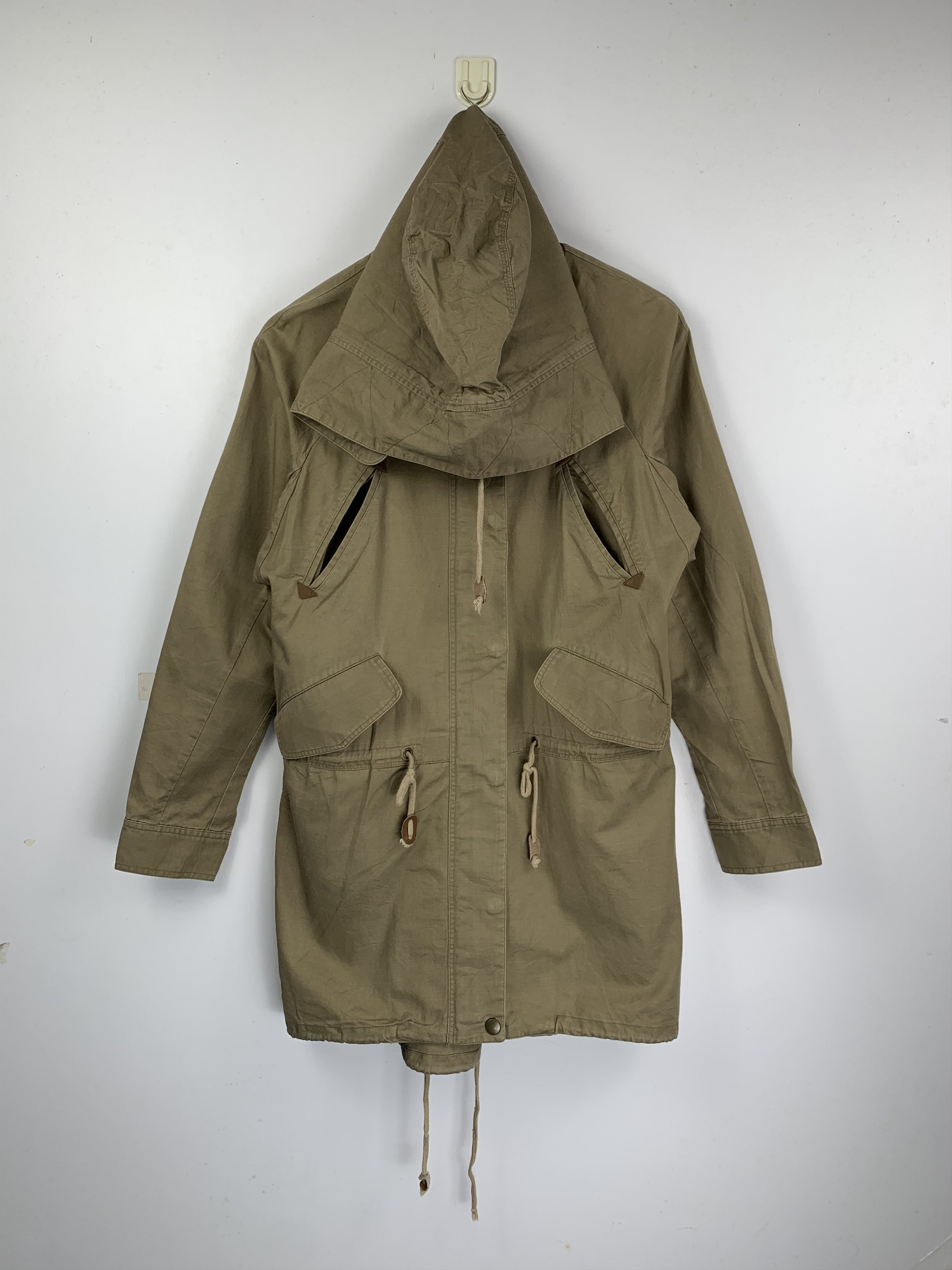 Japanese Brand Vintage OSMOSIS Multi Pocket Hoodie Zip Up Utility Parka Size US M / EU 48-50 / 2 - 1 Thumbnail