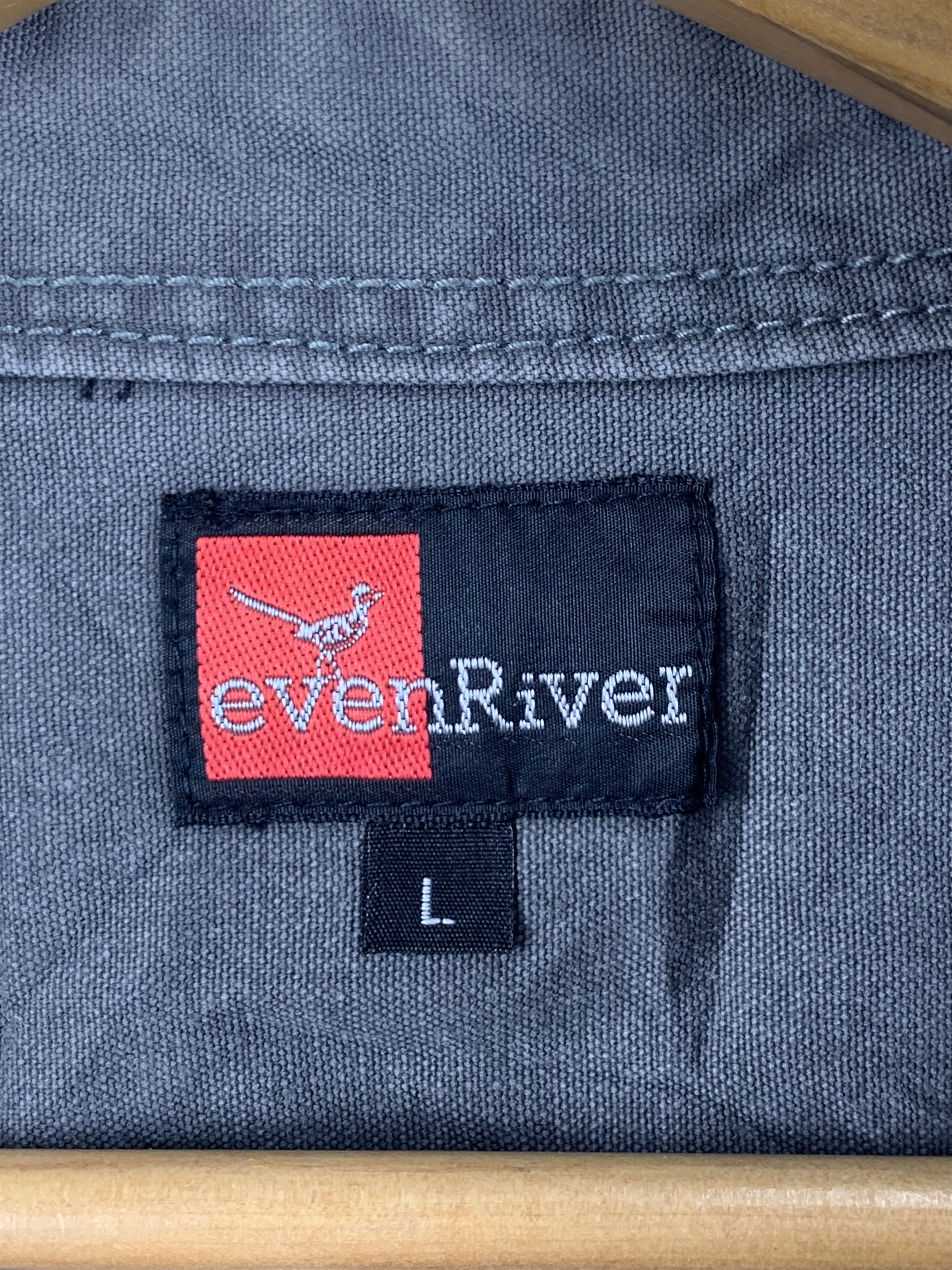 Japanese Brand Vintage Even River Long Sleeve Button Up Denim Shirts Size US L / EU 52-54 / 3 - 10 Thumbnail
