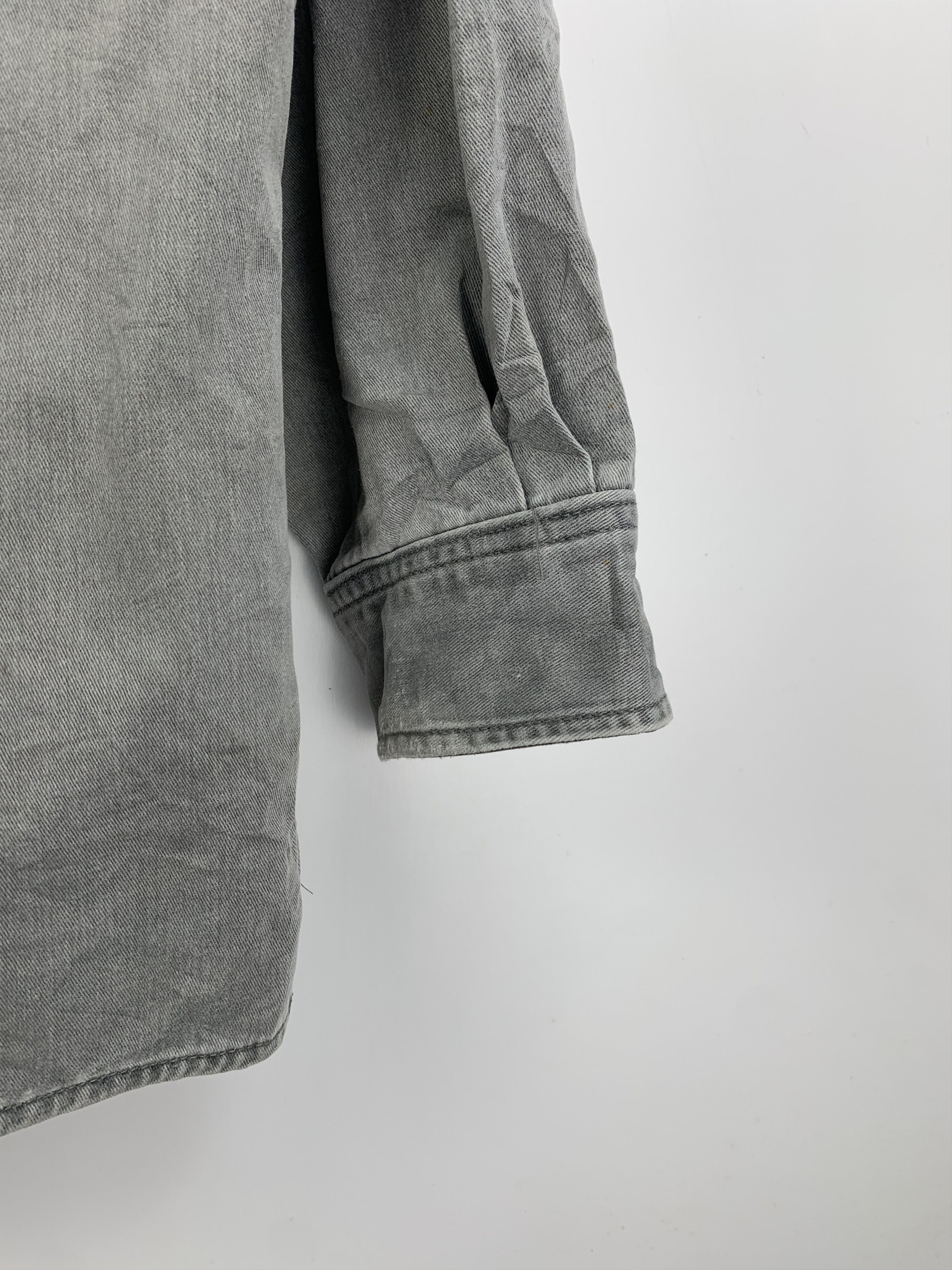 Japanese Brand Vintage Even River Long Sleeve Button Up Denim Shirts Size US L / EU 52-54 / 3 - 8 Thumbnail