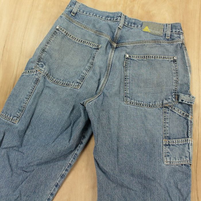 Levi's vtg 90s LEVIS silvertab carpenter jeans 32 x 26 cropped raw
