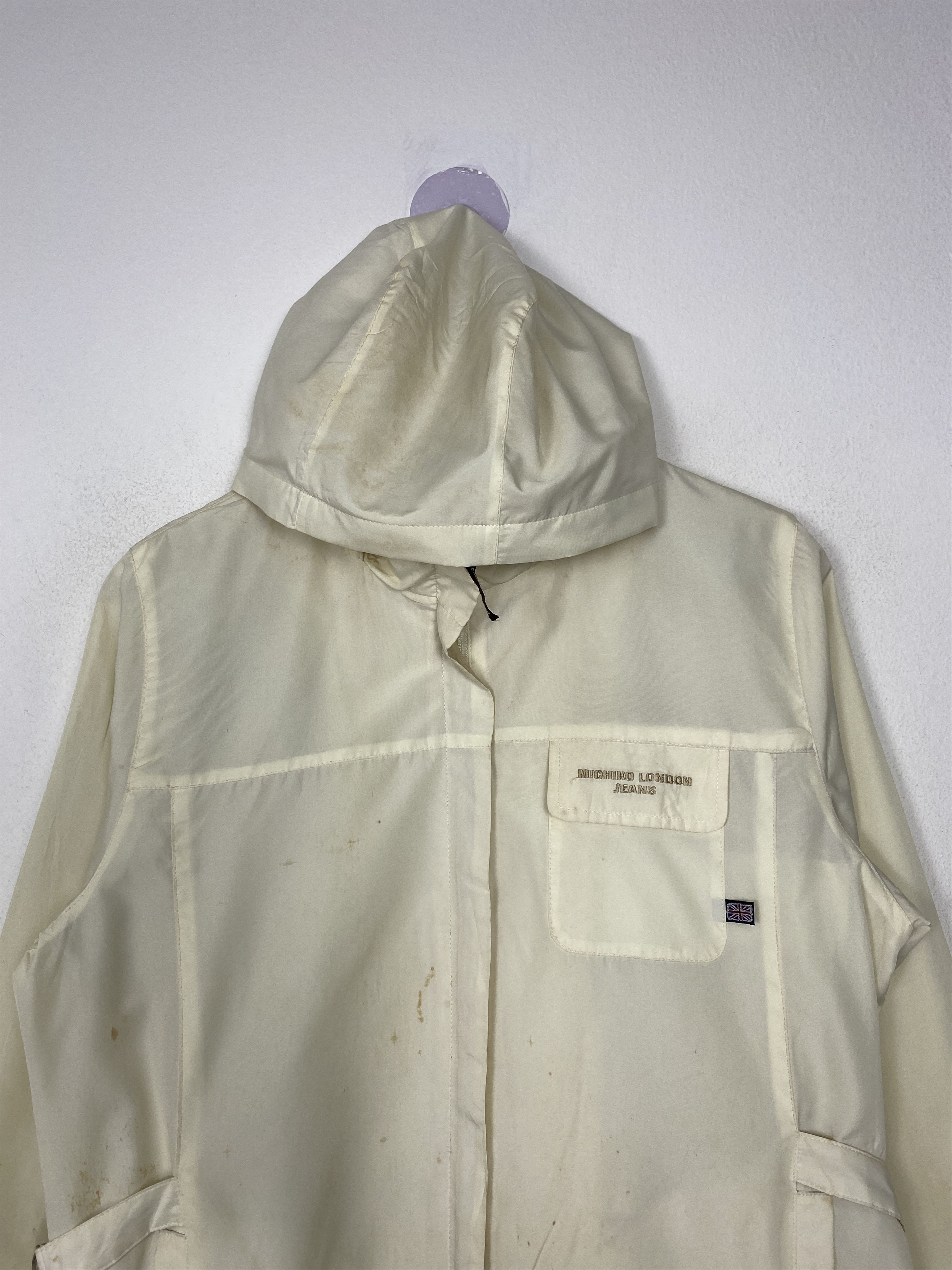 Michiko Koshino London Vintage Michiko London Hoodie Zip Up Light Jacket Size US L / EU 52-54 / 3 - 2 Thumbnail