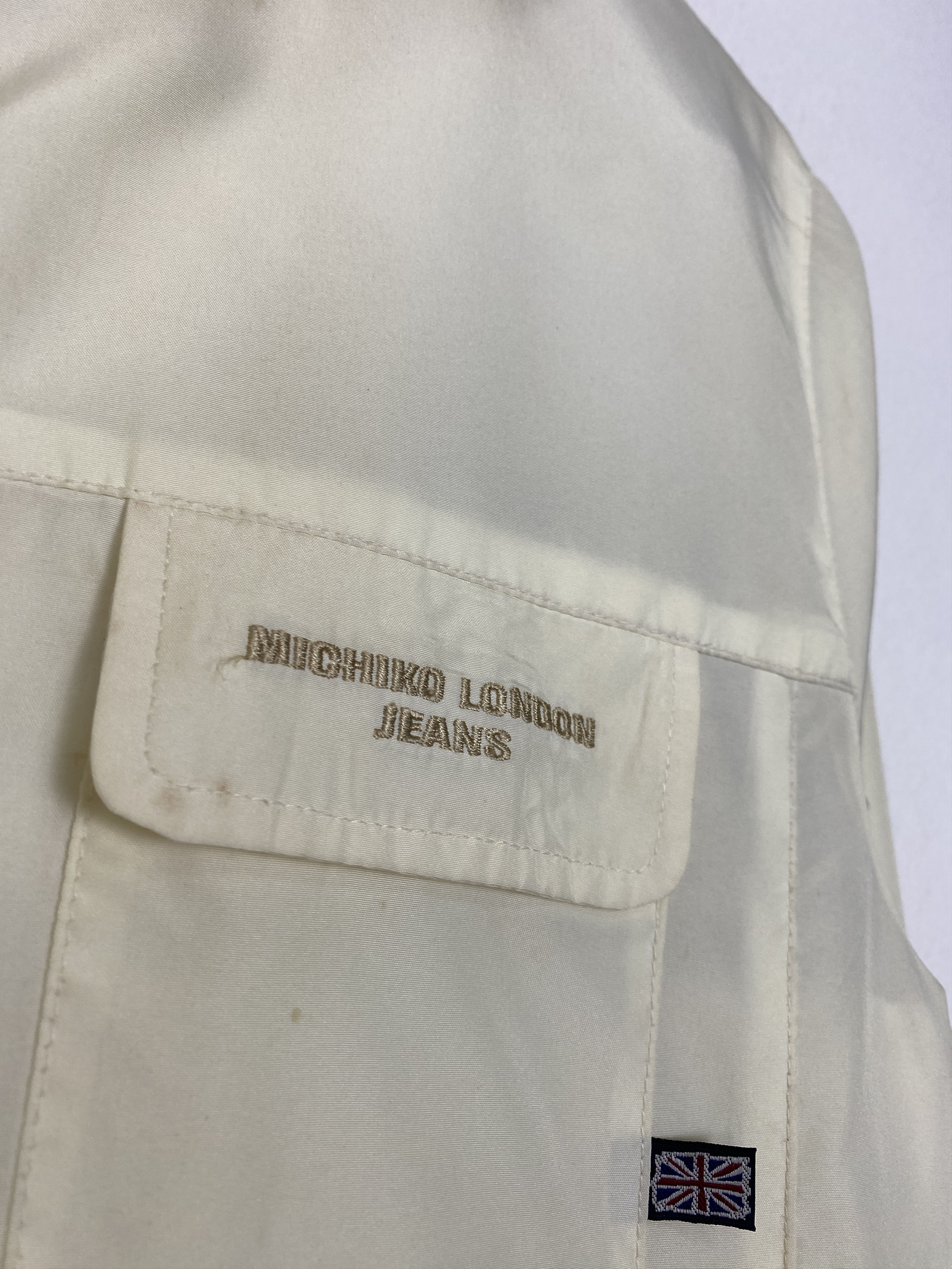 Michiko Koshino London Vintage Michiko London Hoodie Zip Up Light Jacket Size US L / EU 52-54 / 3 - 9 Thumbnail