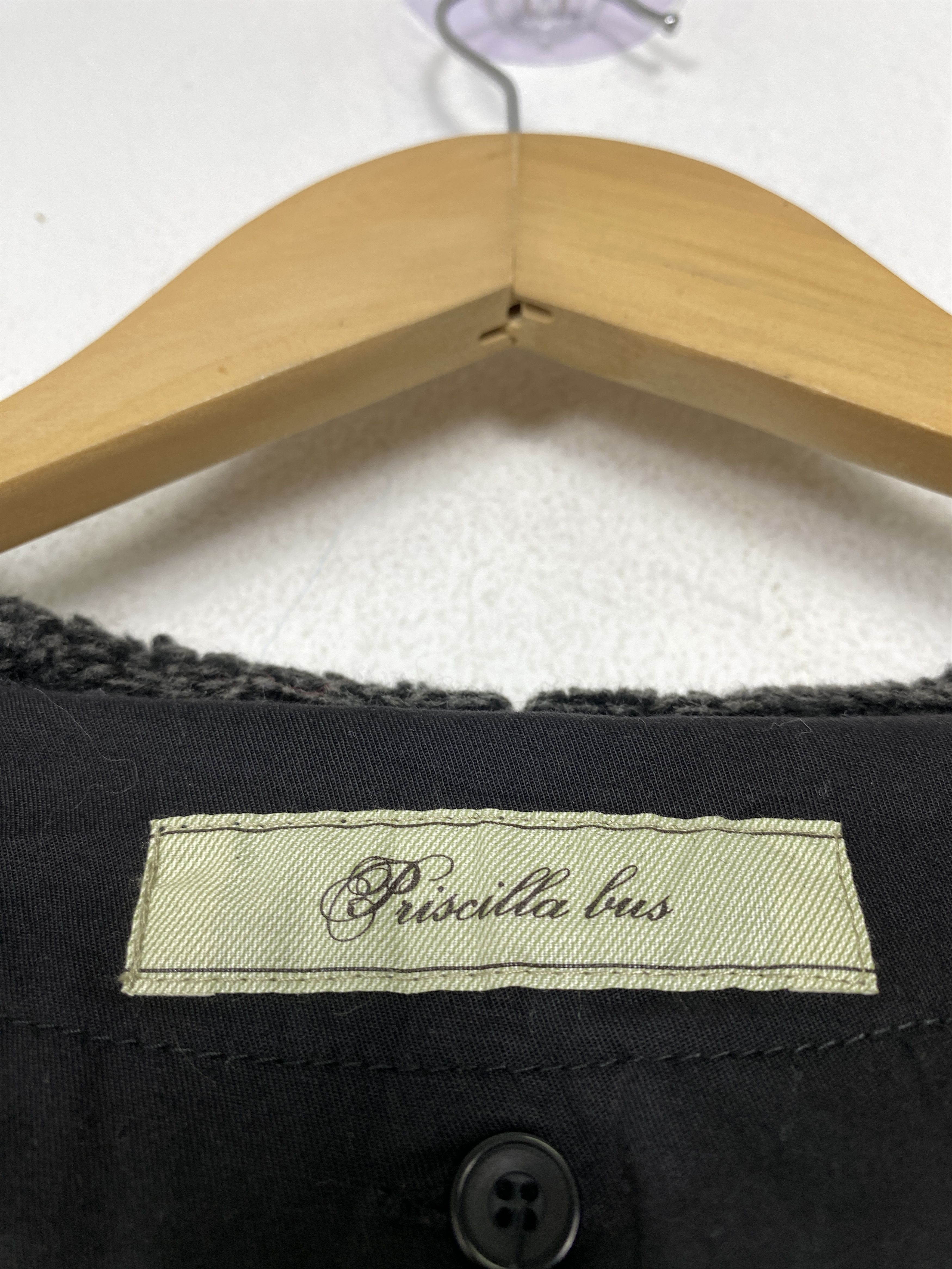 Japanese Brand Vintage Priscilla Hoodie Multi Pocket Canvas Parkas Jacket Size US S / EU 44-46 / 1 - 14 Thumbnail
