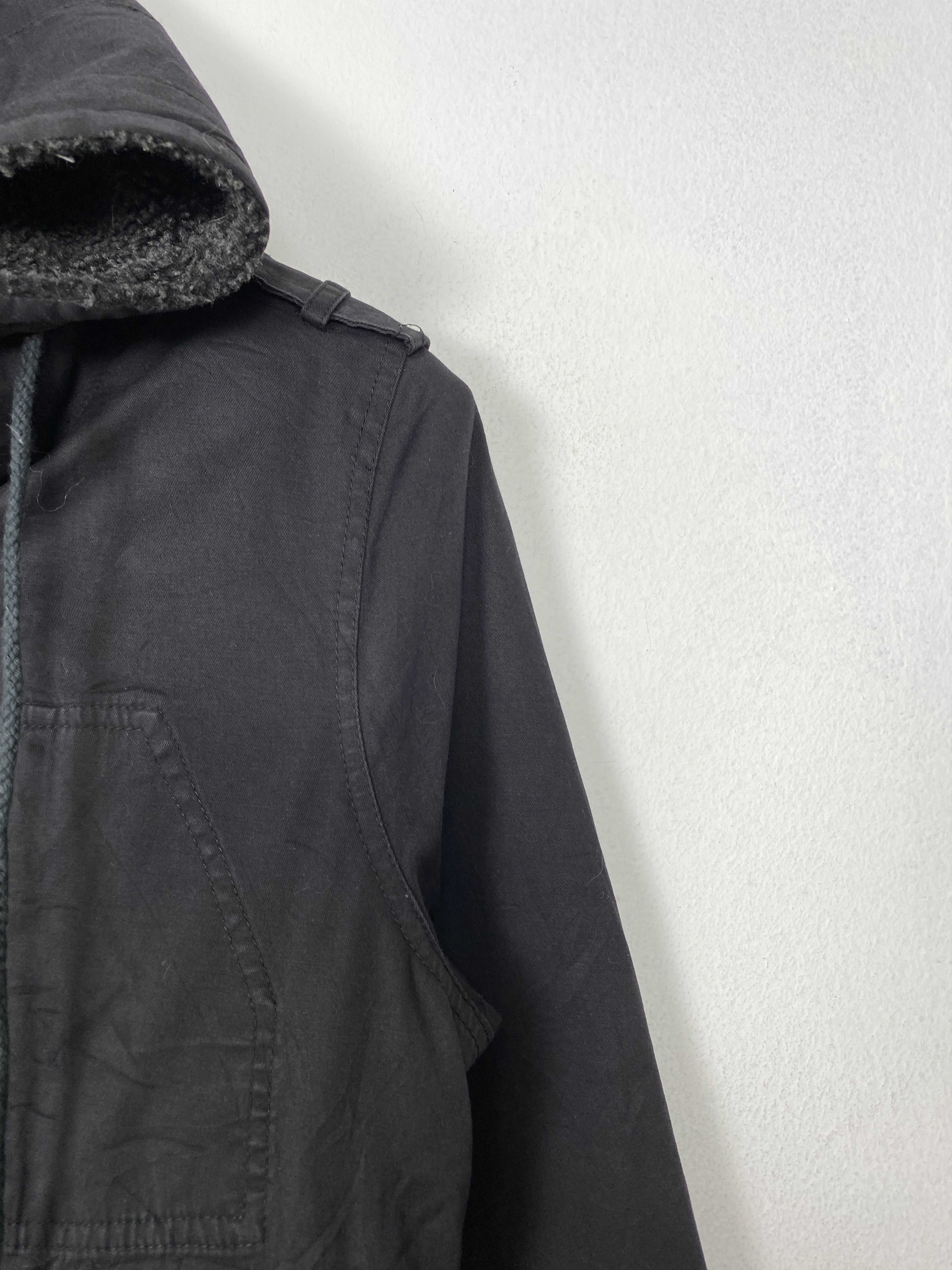 Japanese Brand Vintage Priscilla Hoodie Multi Pocket Canvas Parkas Jacket Size US S / EU 44-46 / 1 - 3 Thumbnail