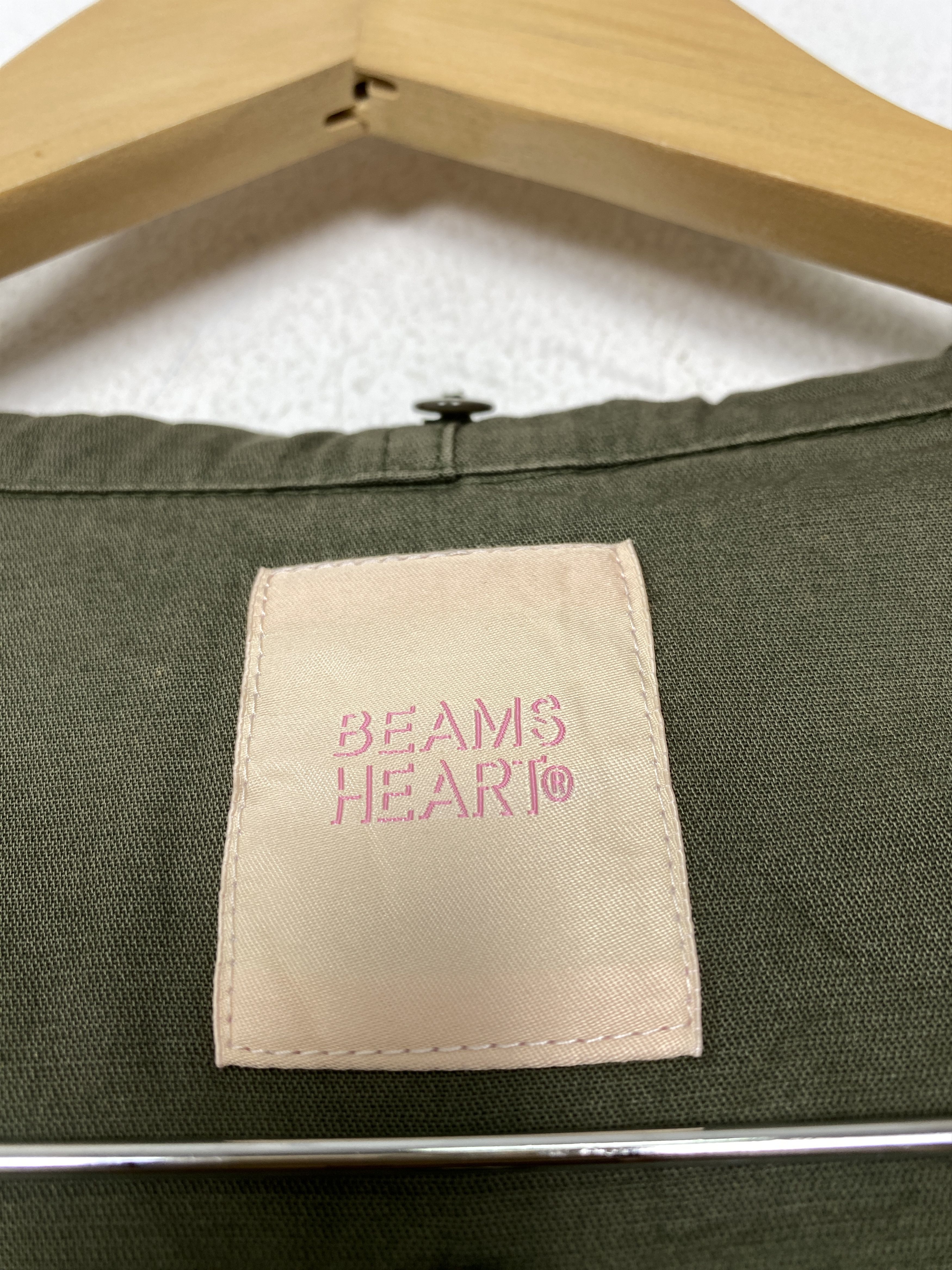 Japanese Brand Beams Heart Vintage Longline Hooded Light Jacket Size US M / EU 48-50 / 2 - 12 Thumbnail