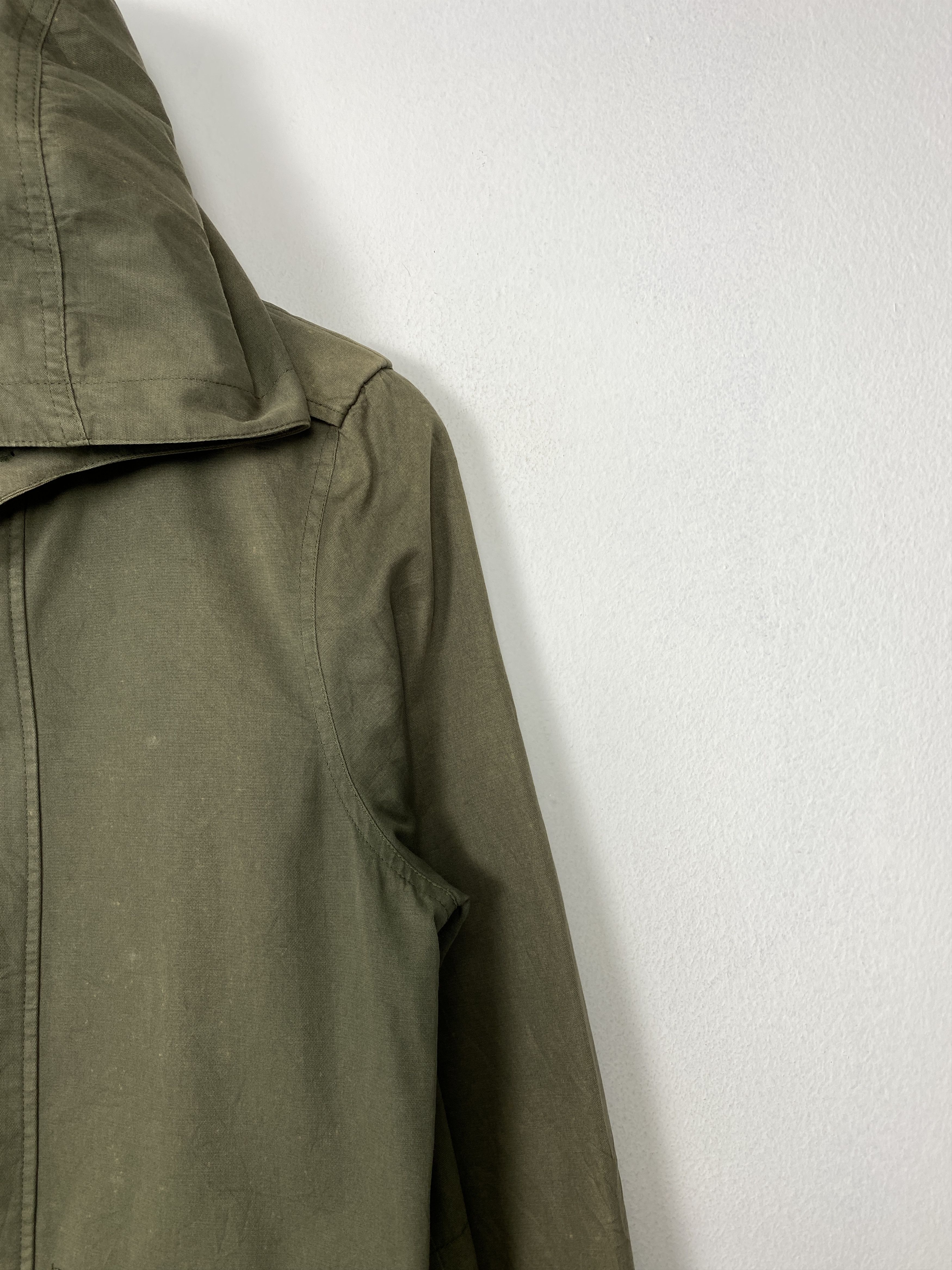 Japanese Brand Beams Heart Vintage Longline Hooded Light Jacket Size US M / EU 48-50 / 2 - 3 Thumbnail