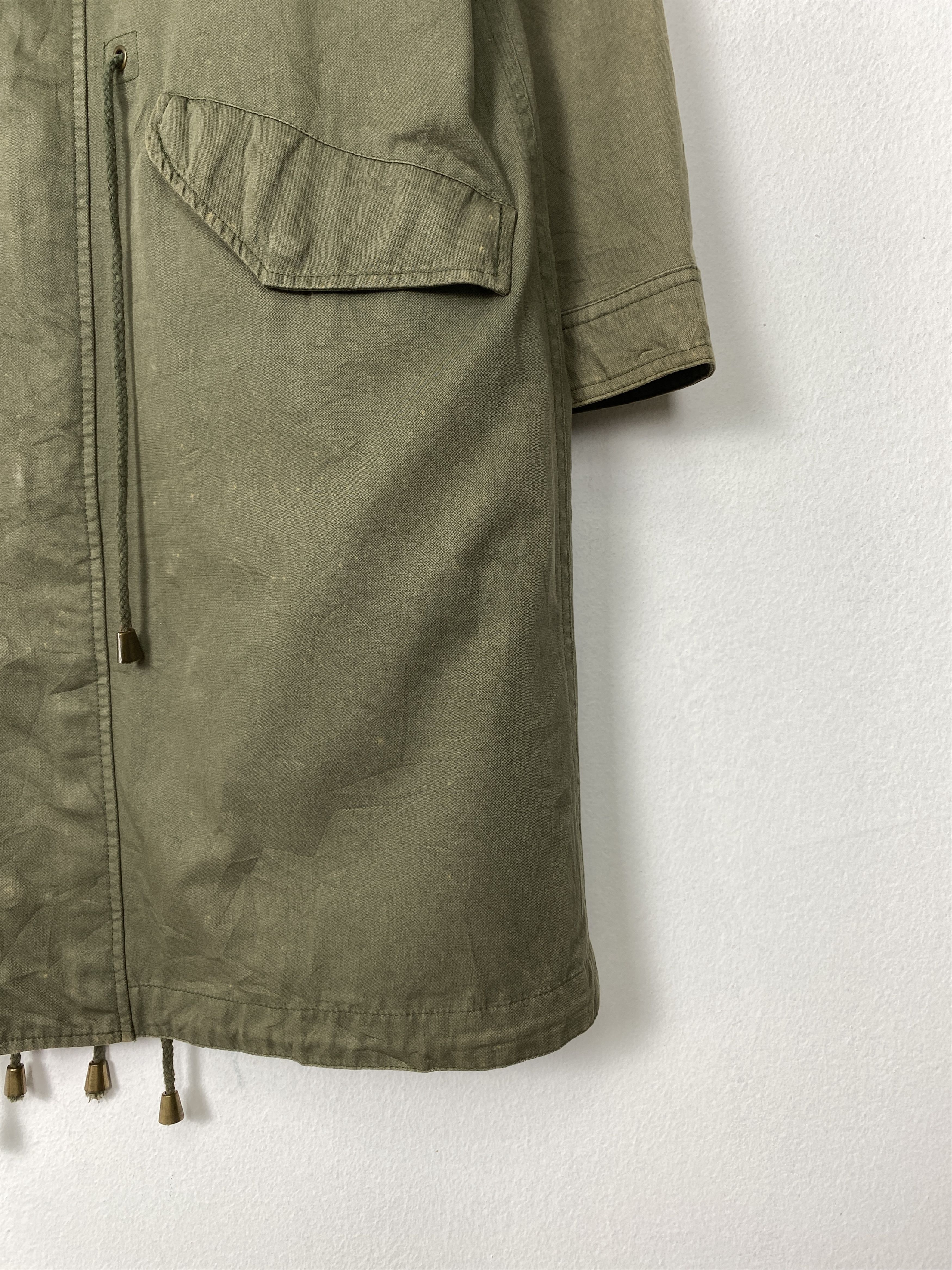 Japanese Brand Beams Heart Vintage Longline Hooded Light Jacket Size US M / EU 48-50 / 2 - 7 Thumbnail