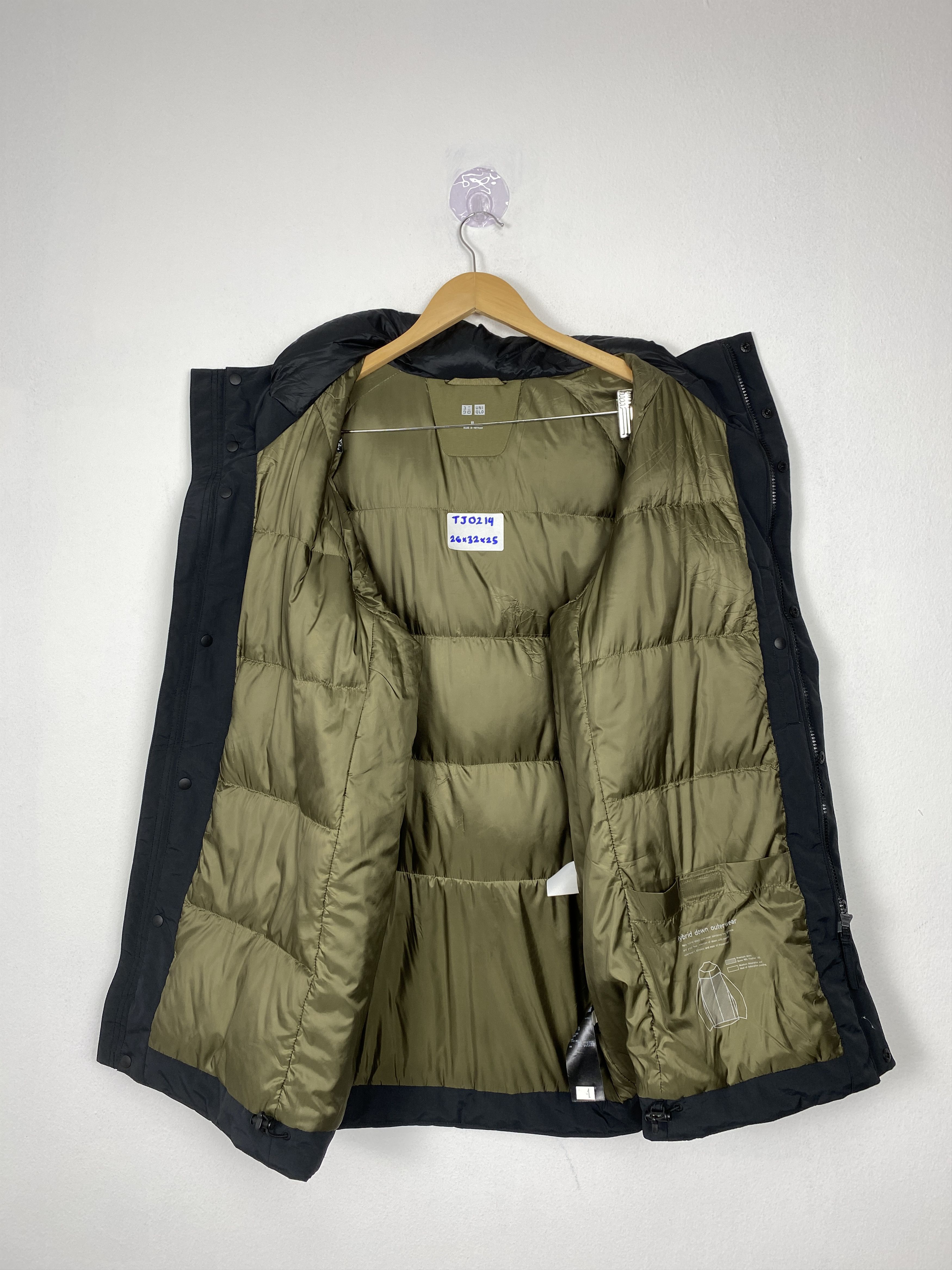 Japanese Brand Vintage Uniqlo Hooded Down Parka Jacket Size US XL / EU 56 / 4 - 5 Thumbnail