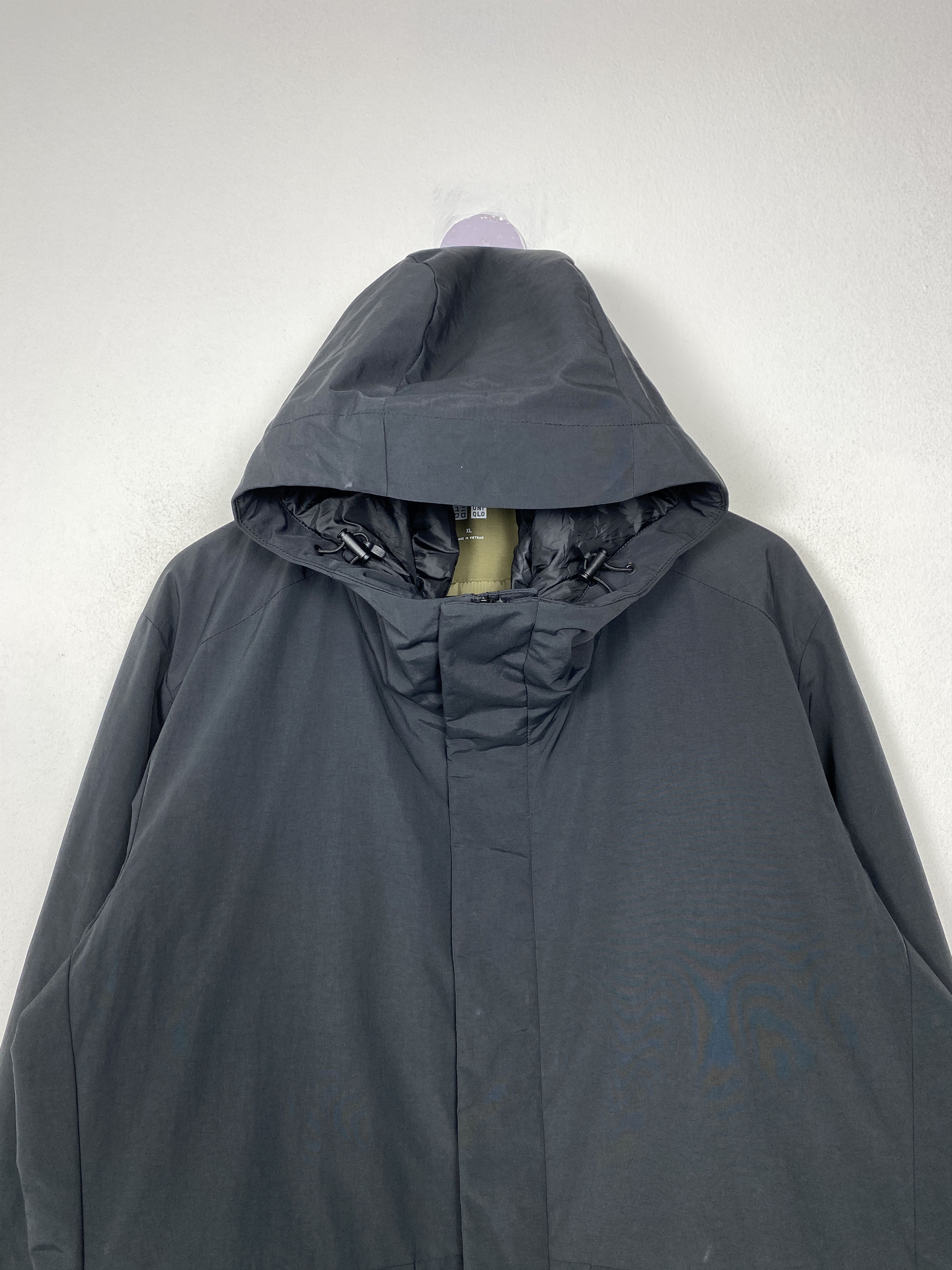Japanese Brand Vintage Uniqlo Hooded Down Parka Jacket Size US XL / EU 56 / 4 - 2 Thumbnail