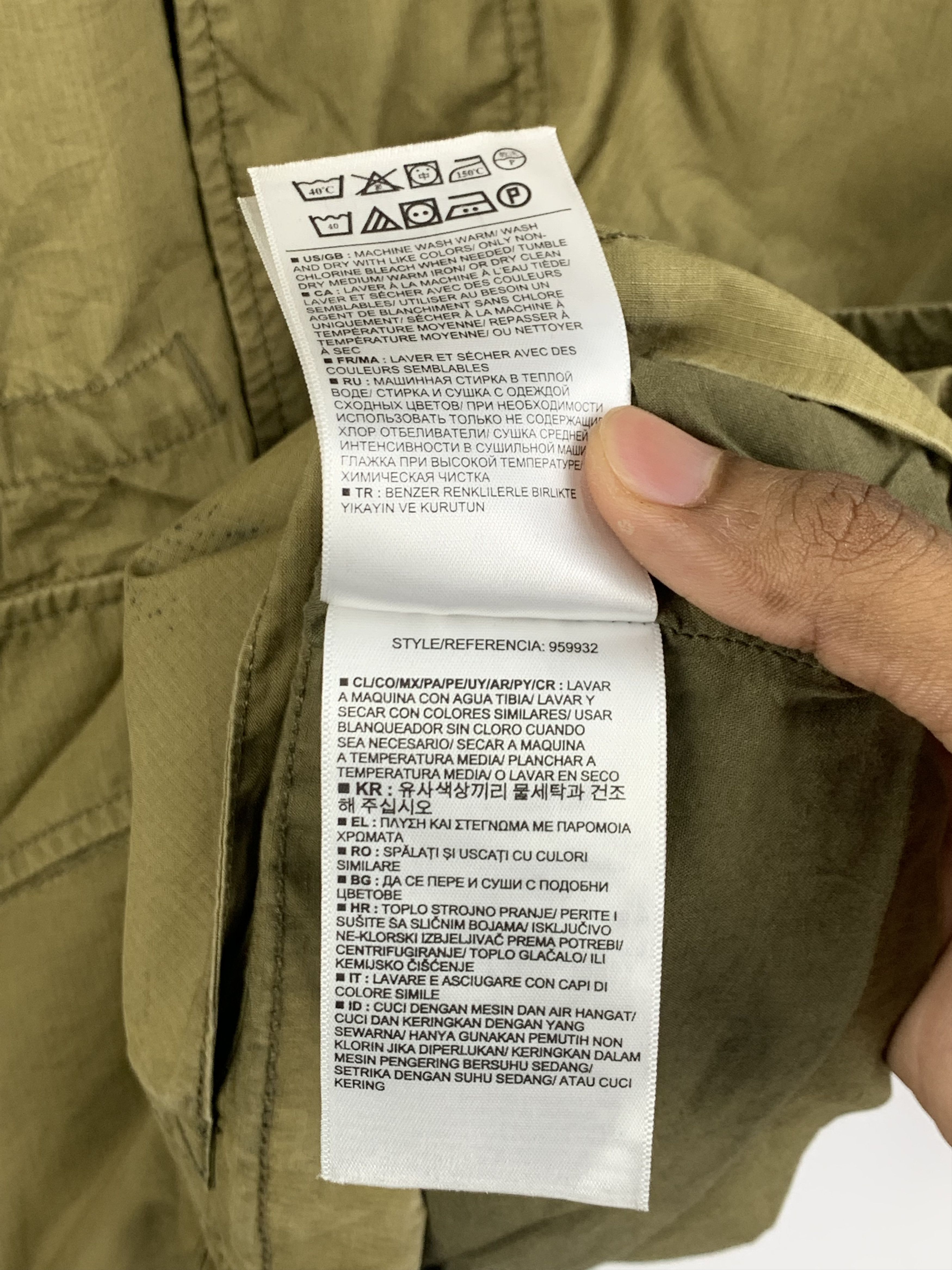 Gap Vintage Gap Multi Pocket Zip Up Flint Waxed Trucker Jacket Size US S / EU 44-46 / 1 - 12 Thumbnail