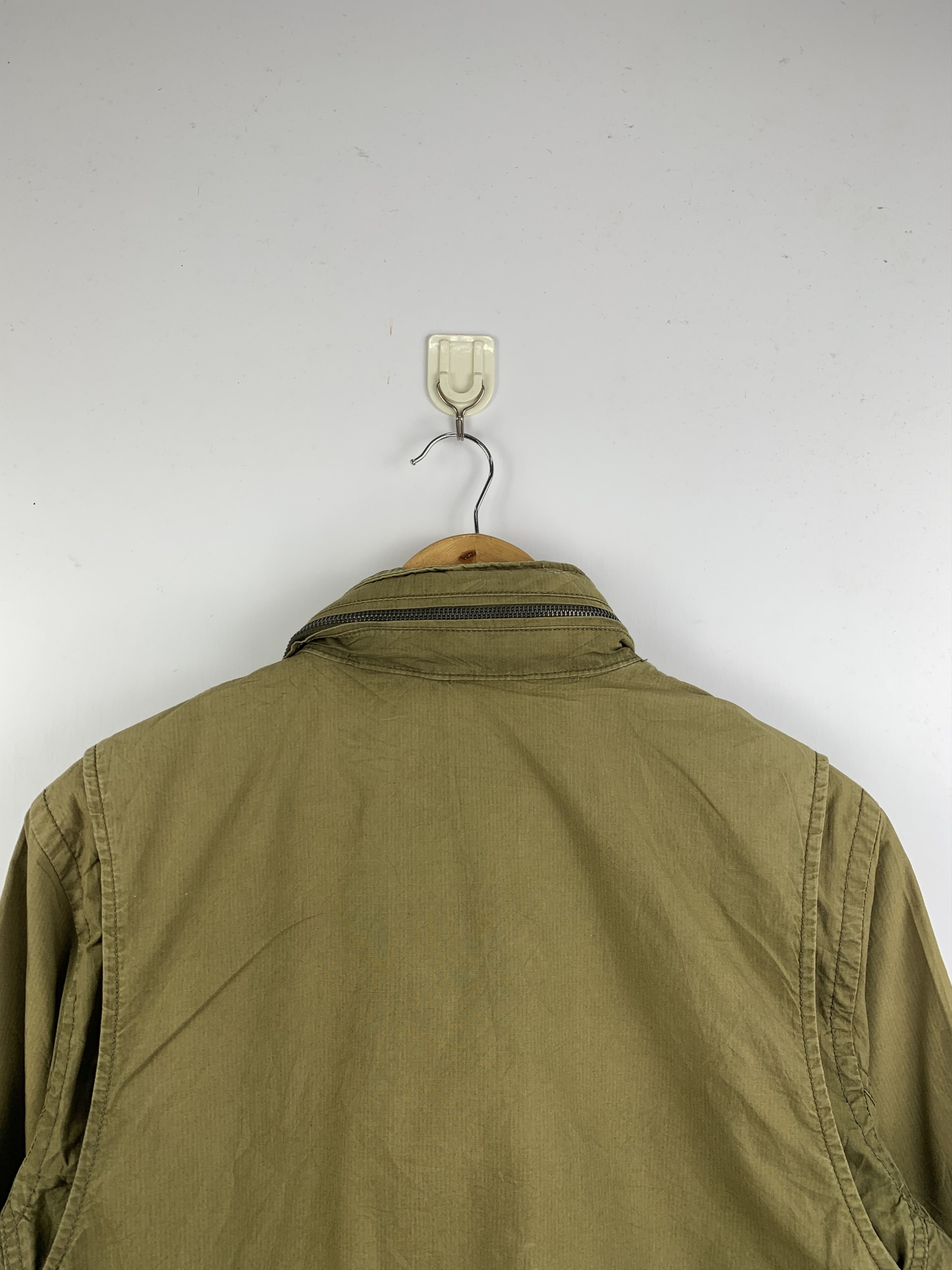 Gap Vintage Gap Multi Pocket Zip Up Flint Waxed Trucker Jacket Size US S / EU 44-46 / 1 - 5 Thumbnail