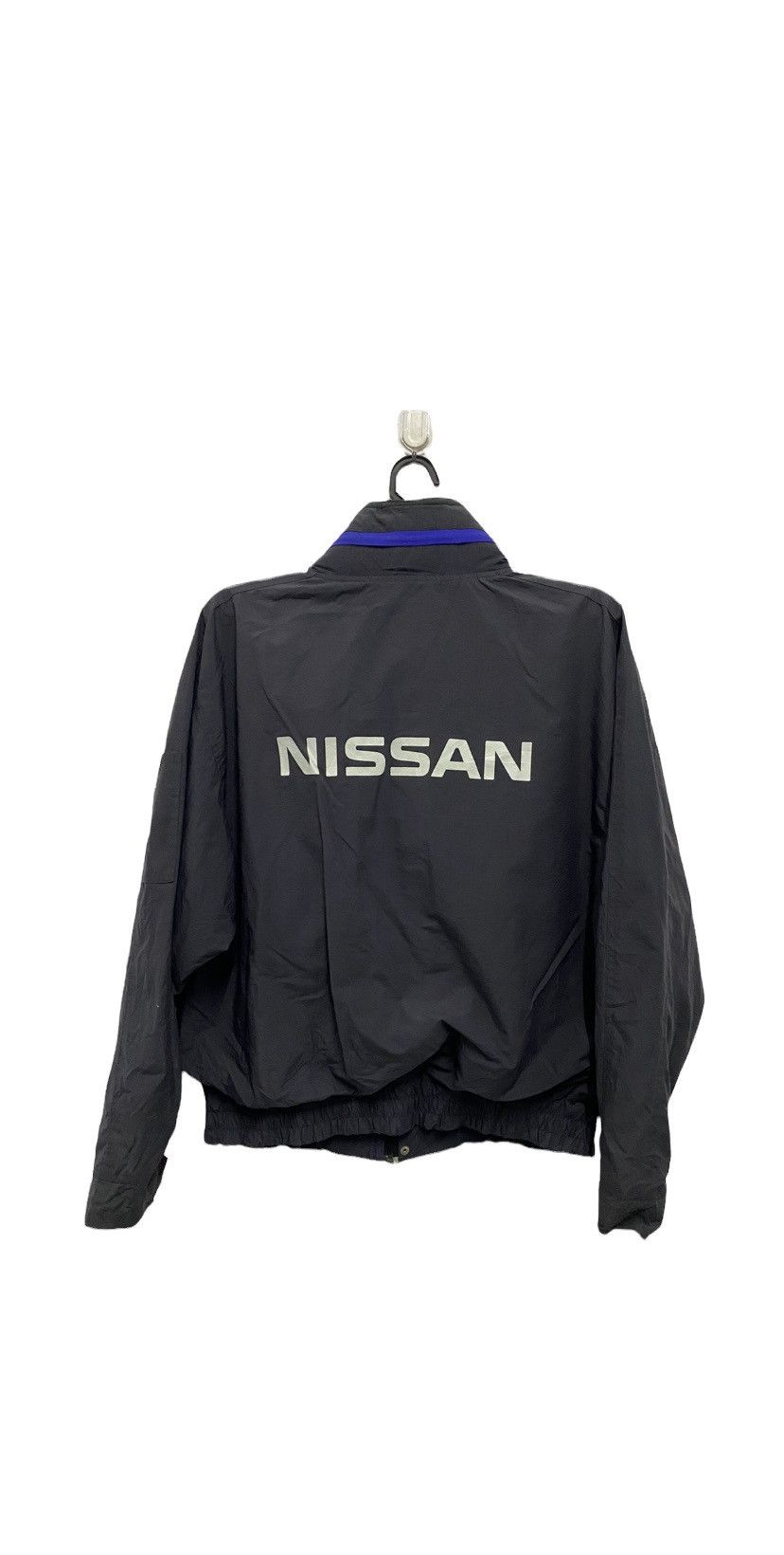 image of Racing x Vintage Distress VTG Nissan Japan Factory Jacket in Cloud Grey, Men's (Size Large)