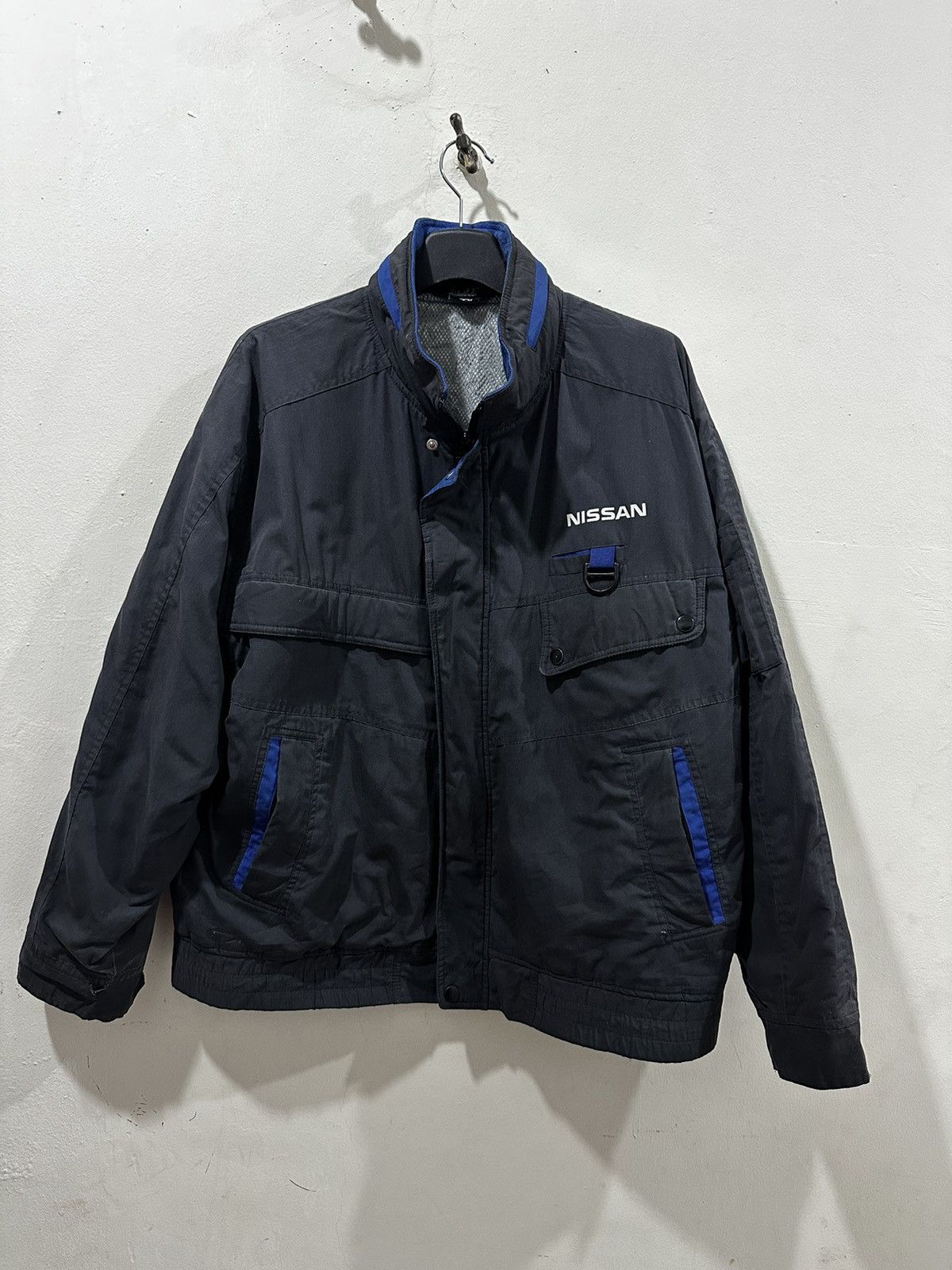 Japanese Brand Distress VTG Nissan Japan Factory Jacket Size US L / EU 52-54 / 3 - 2 Thumbnail